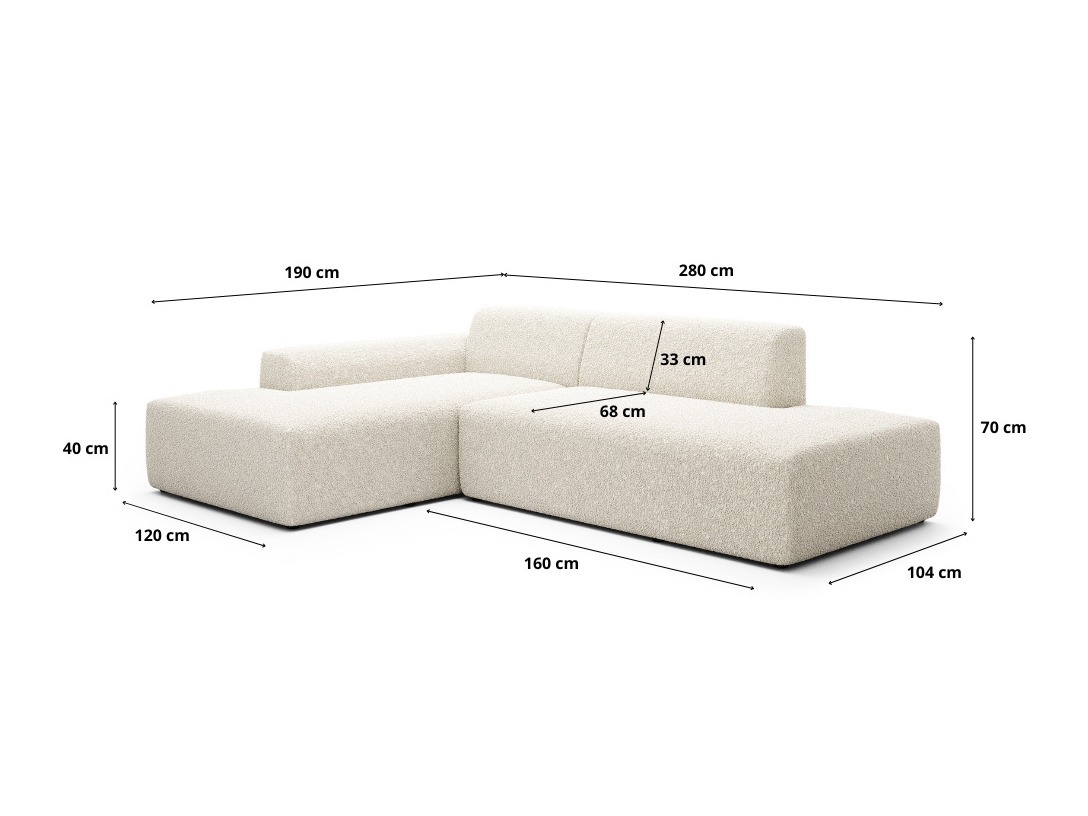 Modular corner sofa Romenoi 102 (Centaur 15)