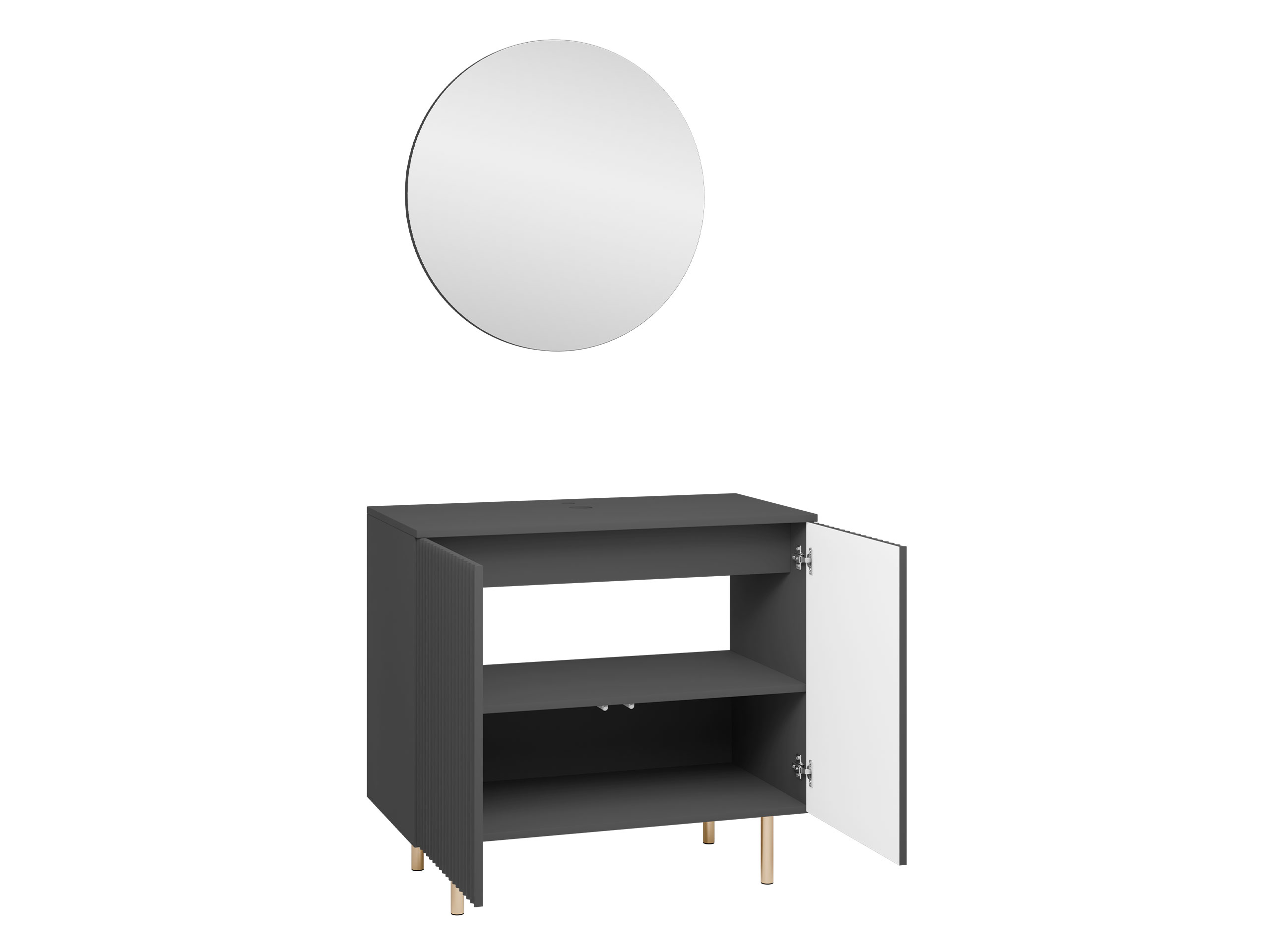 Bathroom set Decus I (Black)