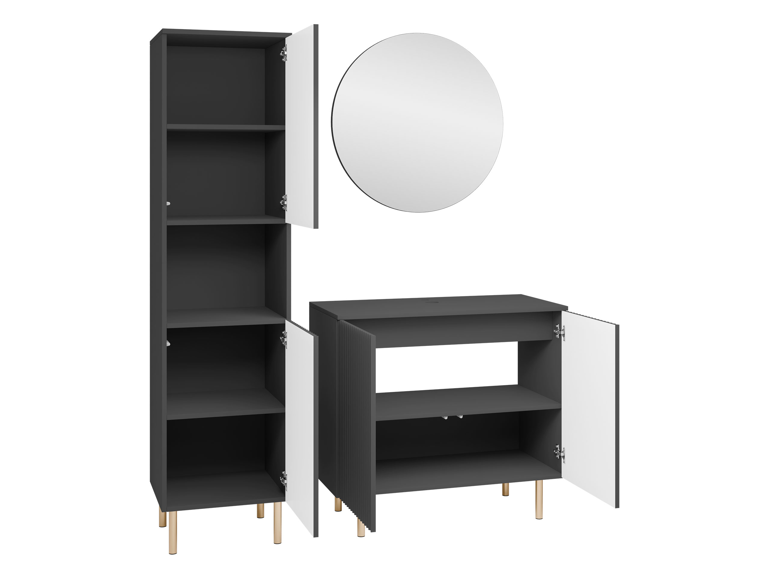 Bathroom set Decus III (Black)