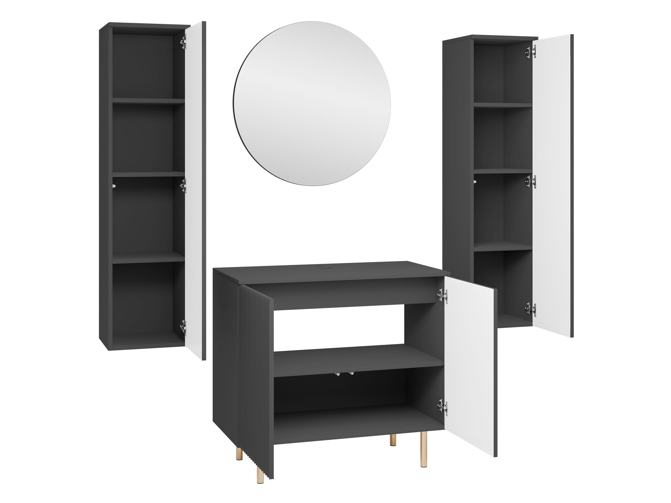 Bathroom set Decus IV (Black)