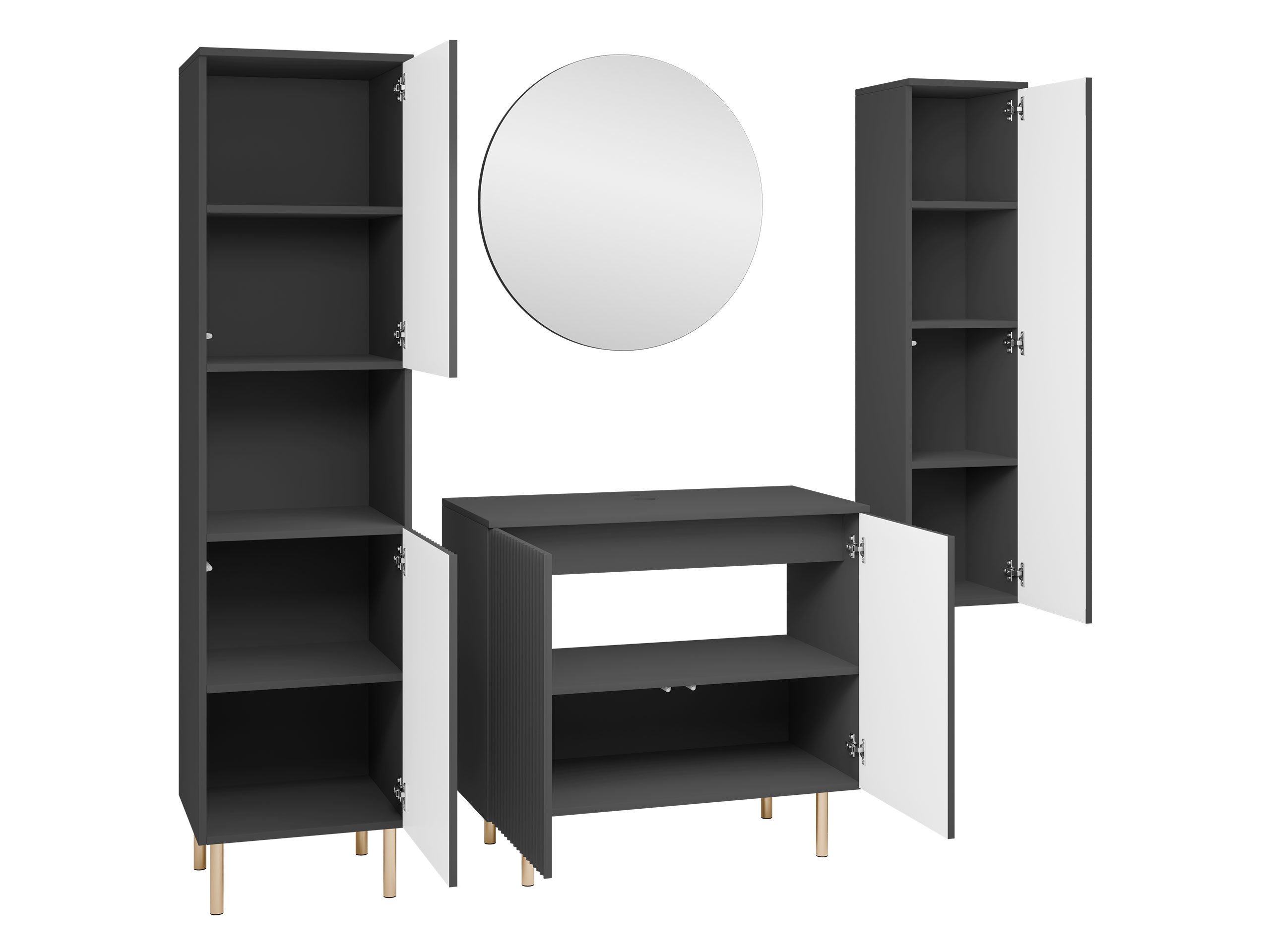 Bathroom set Decus V (Black)