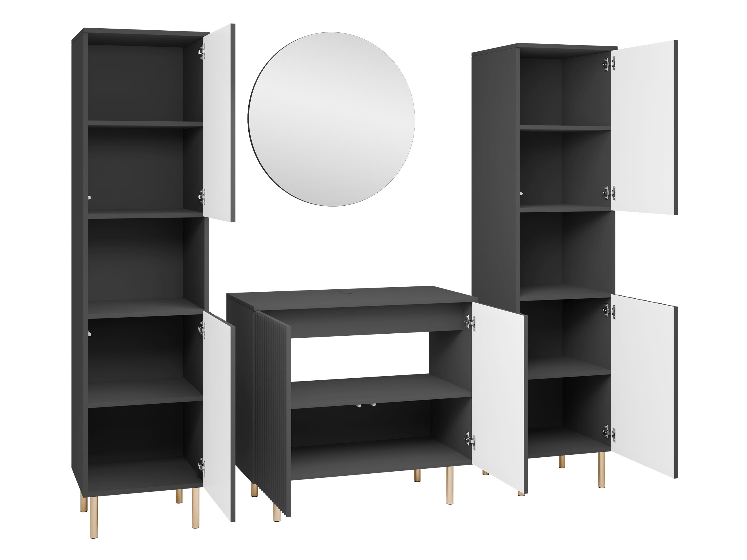 Bathroom set Decus VI (Black)