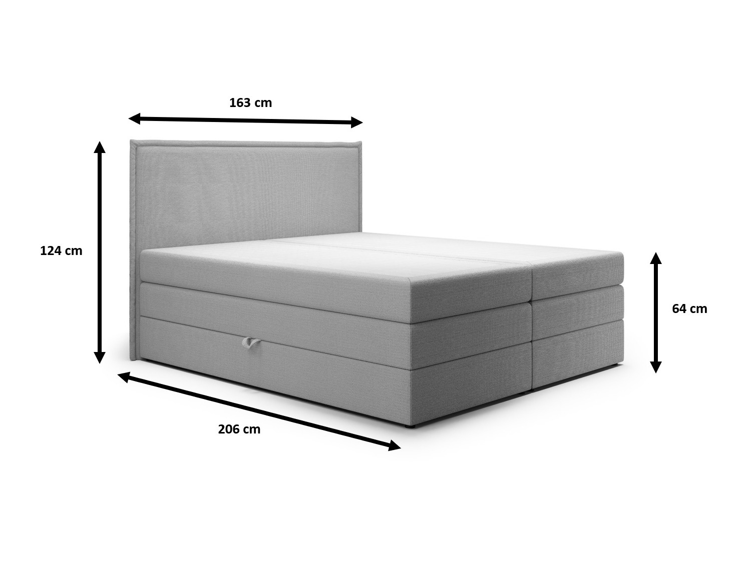 Continental bed Franklin 171 (Aragon 79)