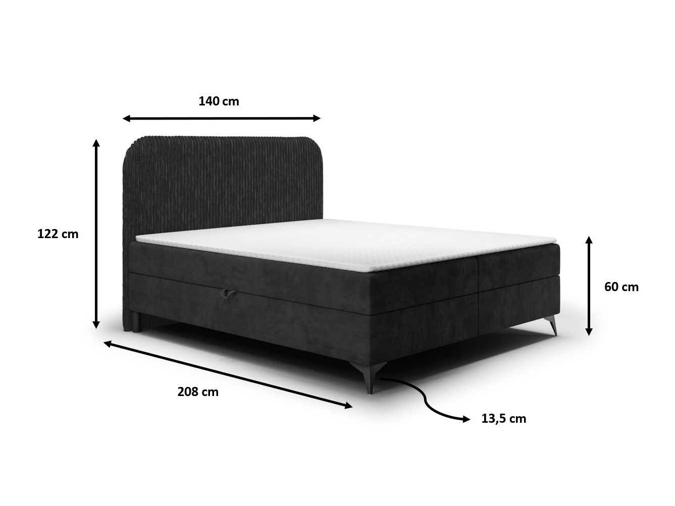 Continental bed Franklin 173 (Tilia 90 + Manila 16)