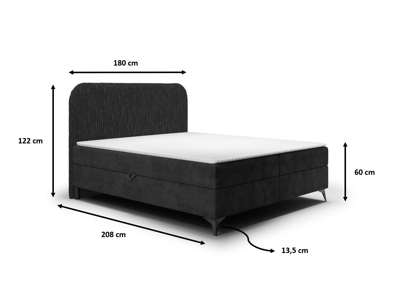 Continental bed Franklin 173 (Tilia 90 + Manila 16)