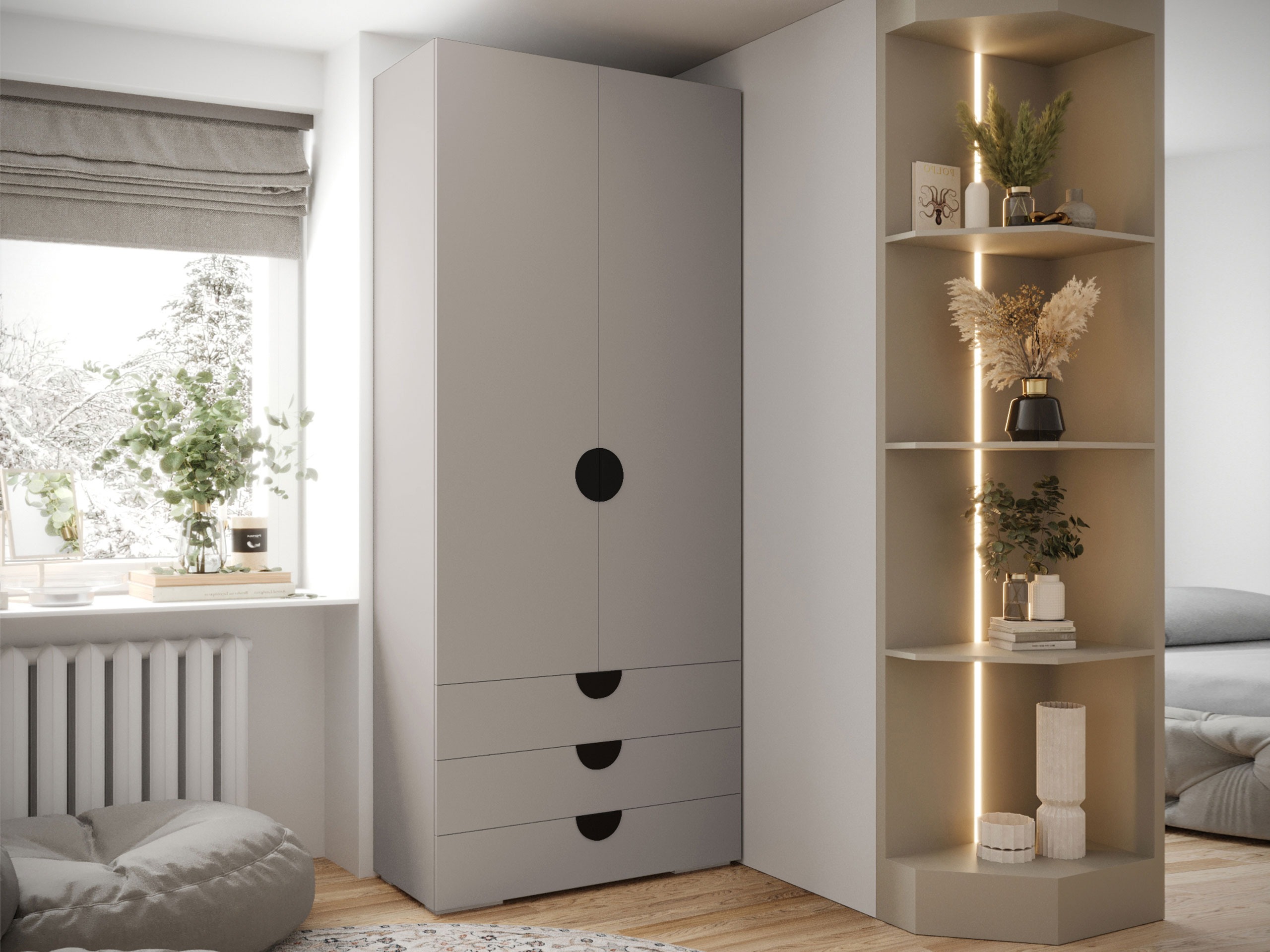 Wardrobe Hartford 565 (Cashmere)