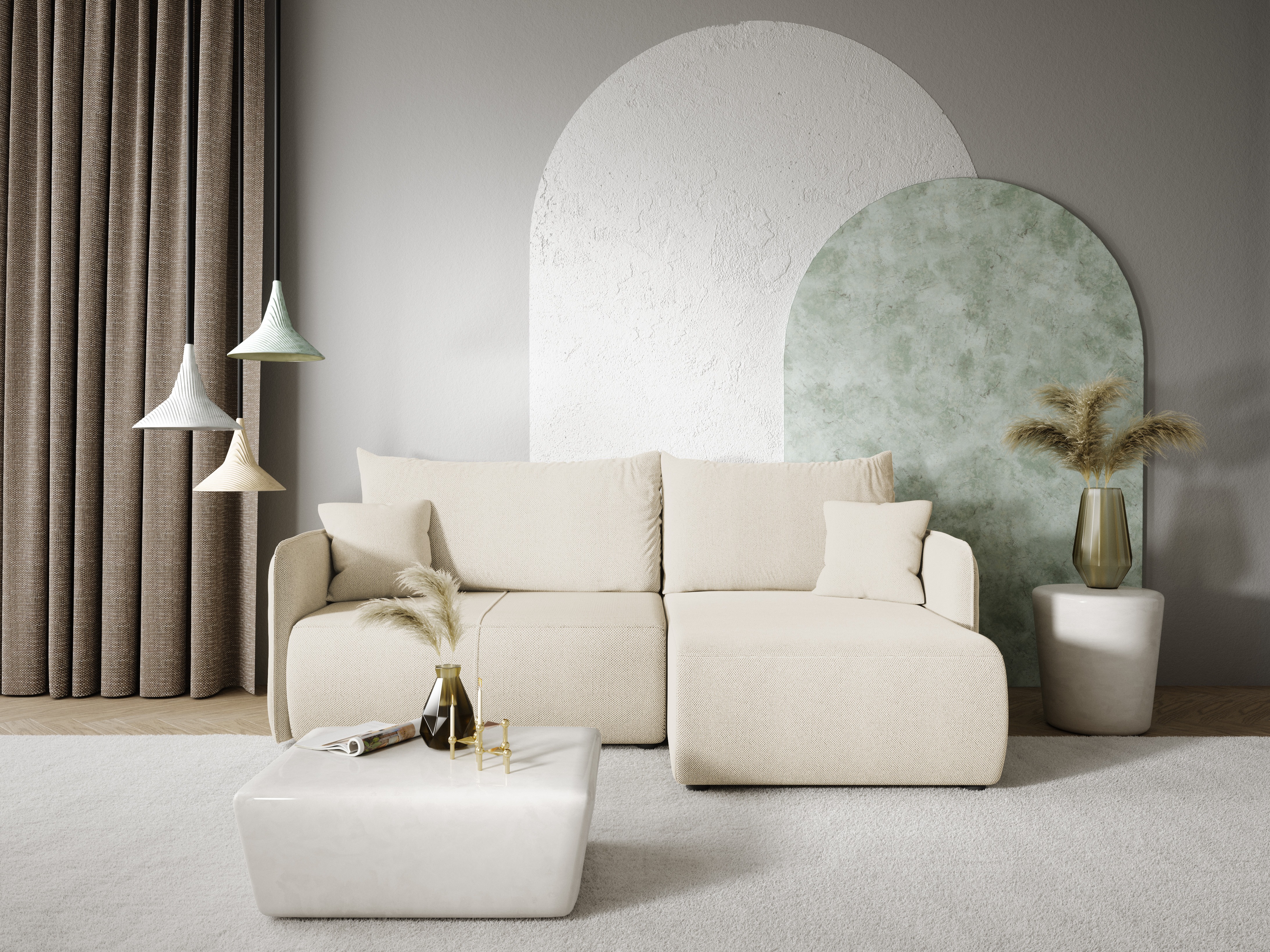 Corner sofa Franklin 133 (Curio 09)