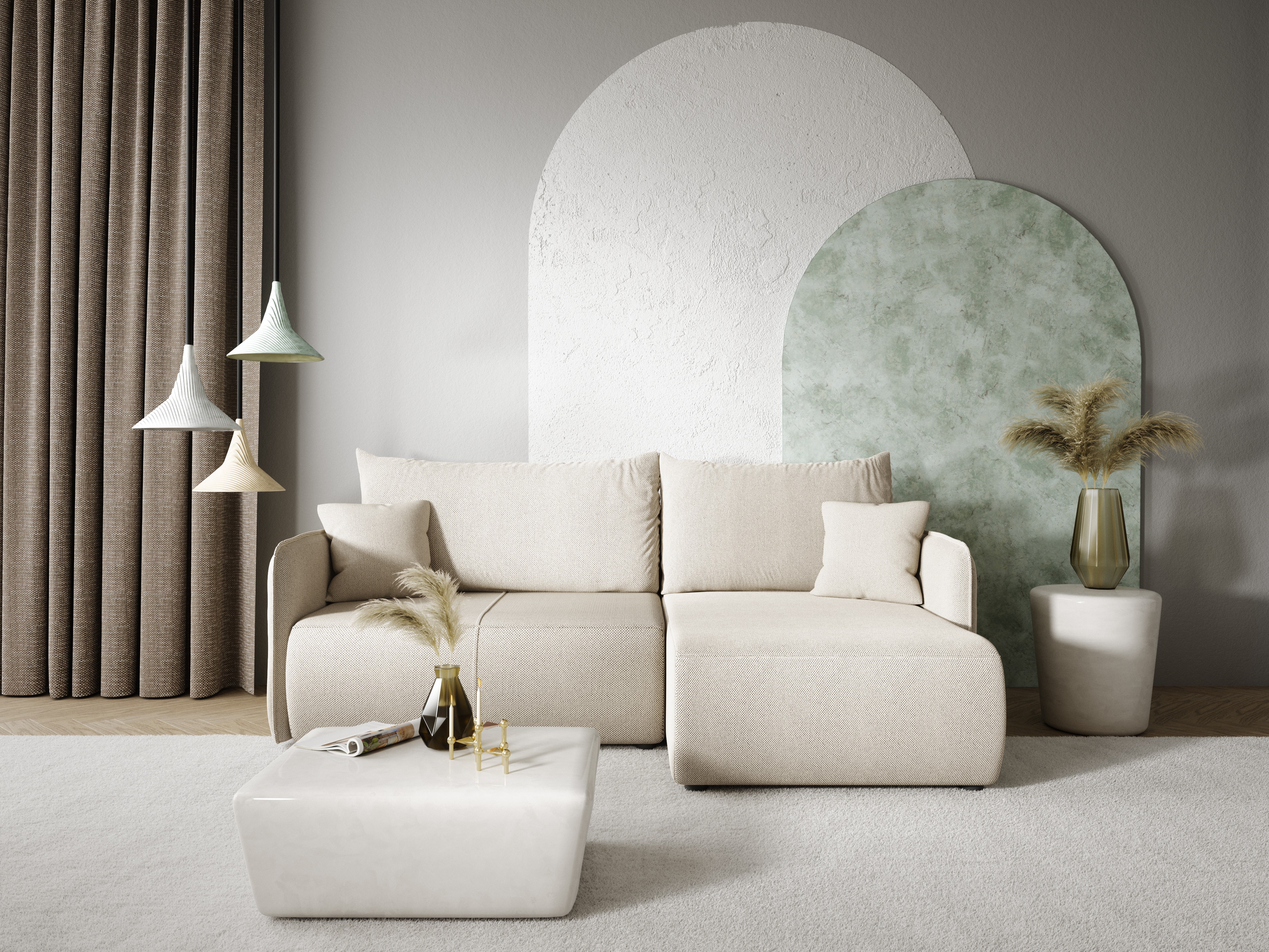 Corner sofa Franklin 133 (Curio 84)