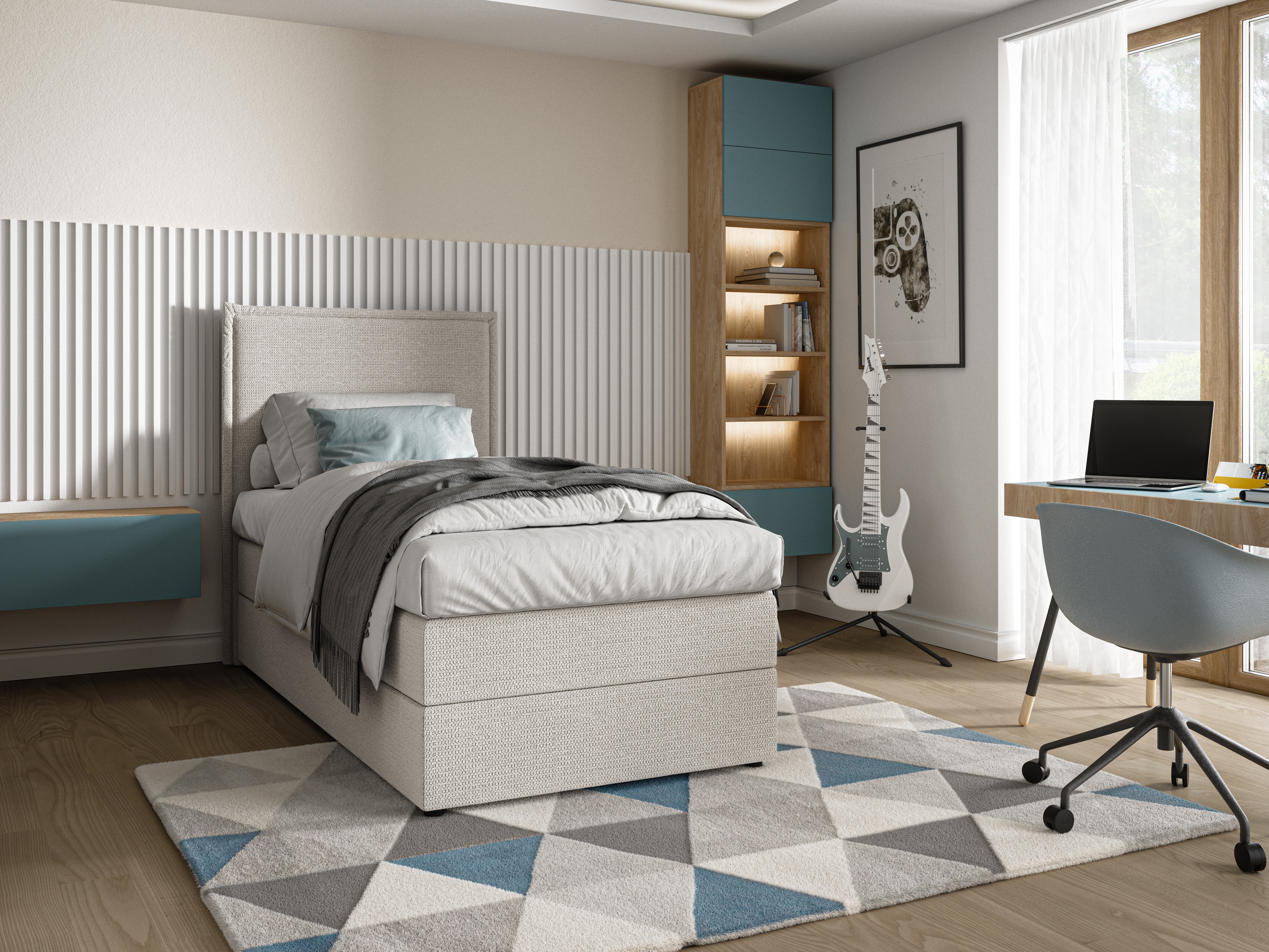 Continental bed Franklin 176 (Aragon 01)