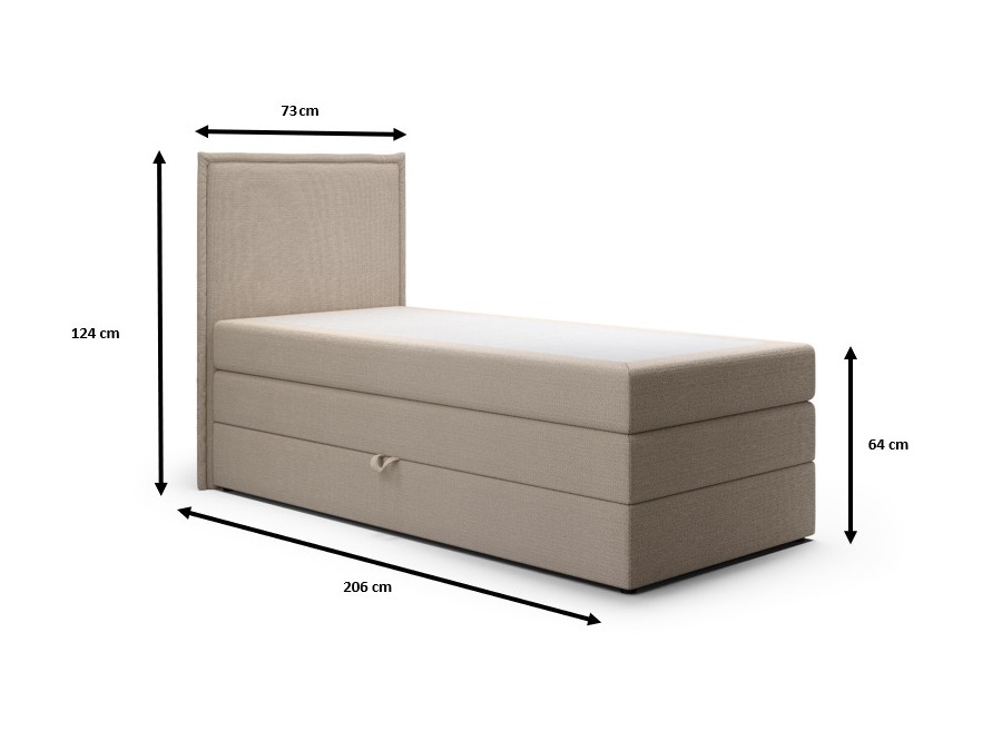 Continental bed Franklin 176 (Aragon 39)