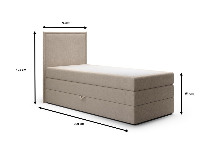 Continental bed Franklin 176 (Aragon 39)
