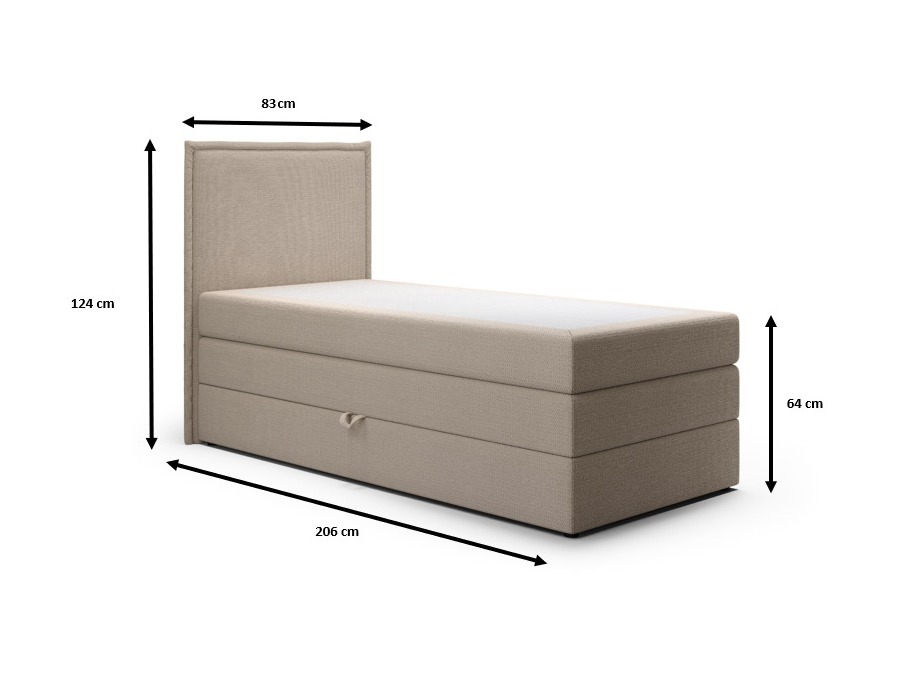 Continental bed Franklin 176 (Aragon 79)