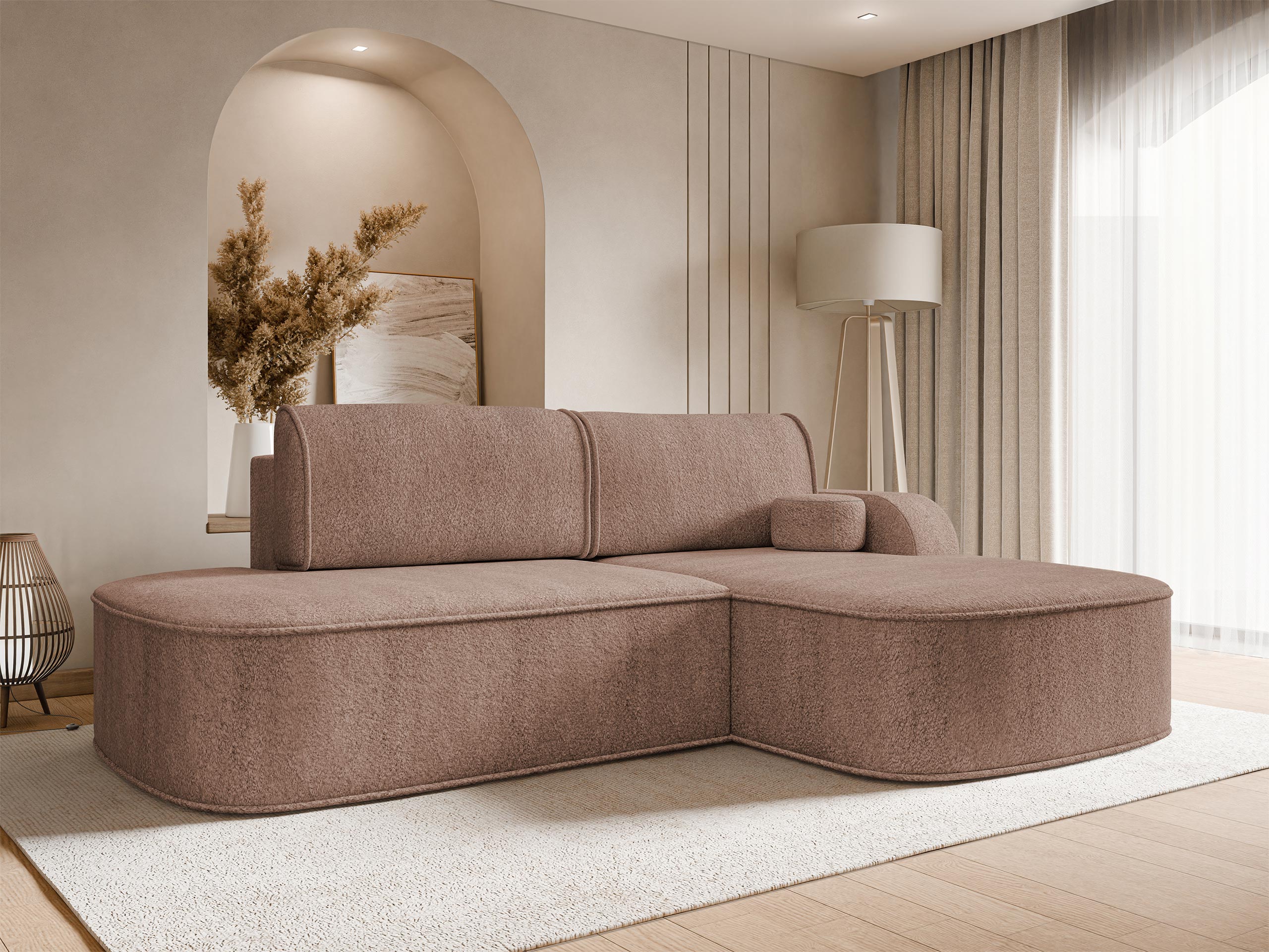 Corner sofa Comfivo Sensus (Coral 45)