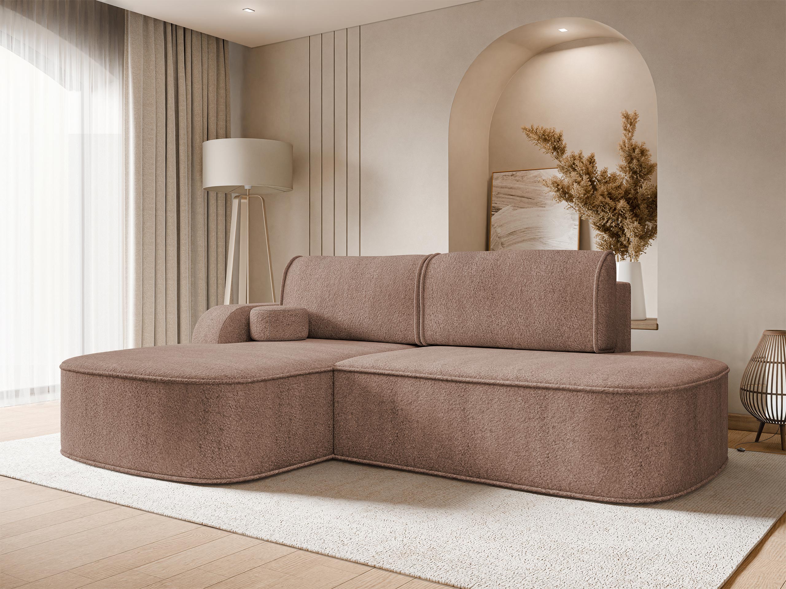 Corner sofa Comfivo Sensus (Coral 45)