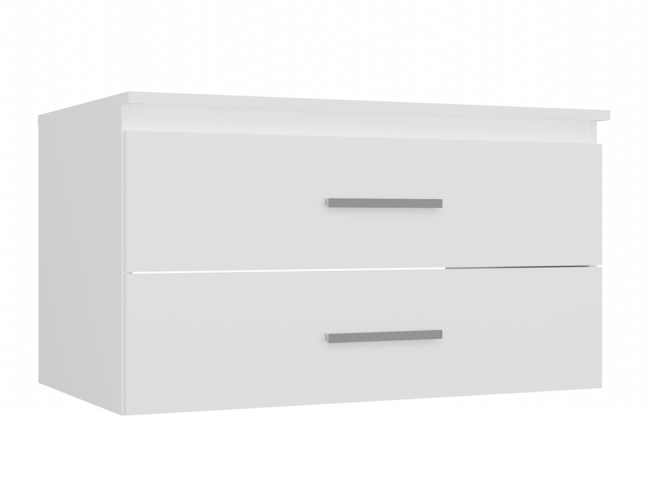 Wall-mounted bathroom cabinet for washbasin Nolmaru 113 (White)
