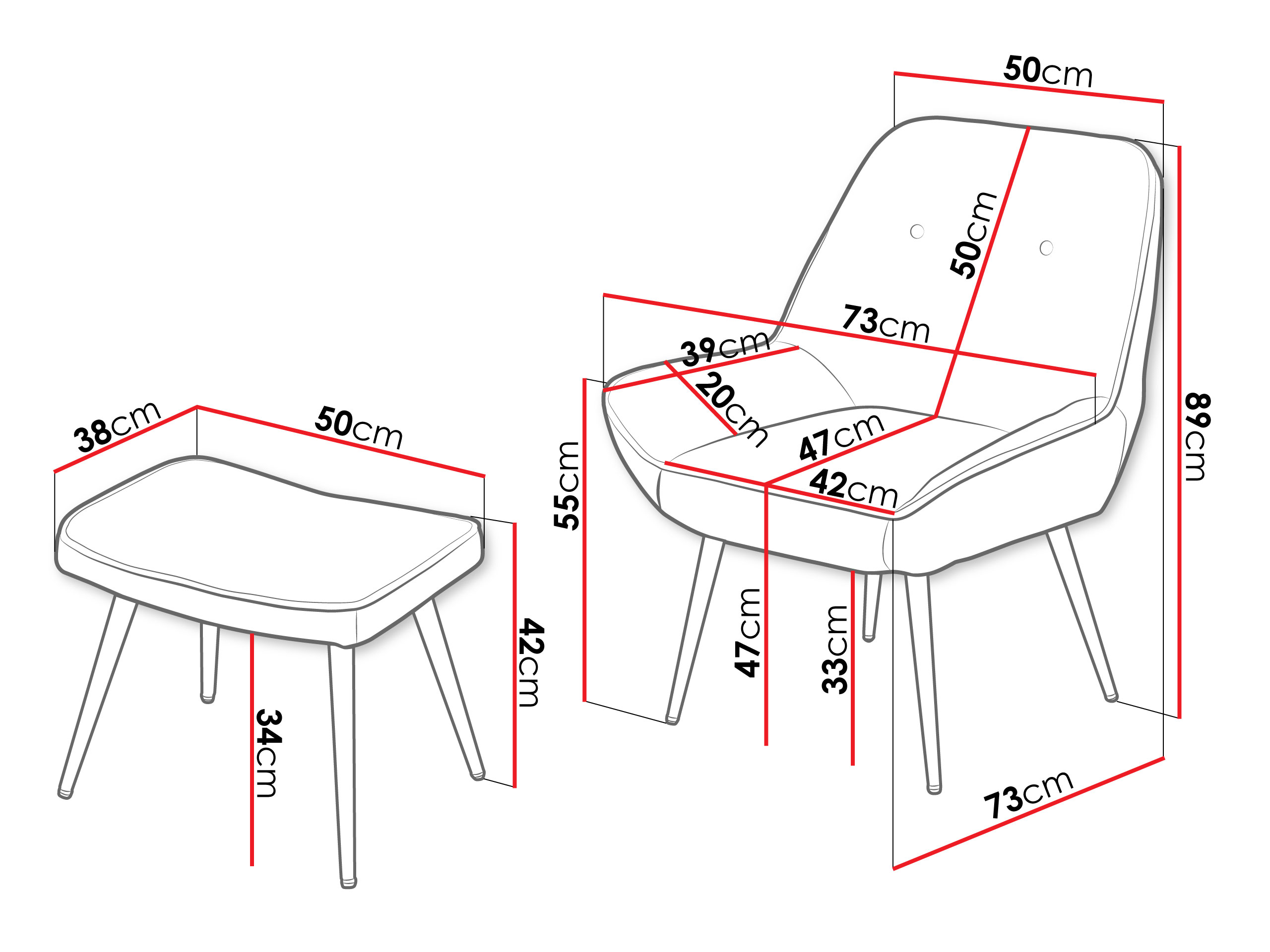 Armchair Comfivo Cypressus (Sea 350)