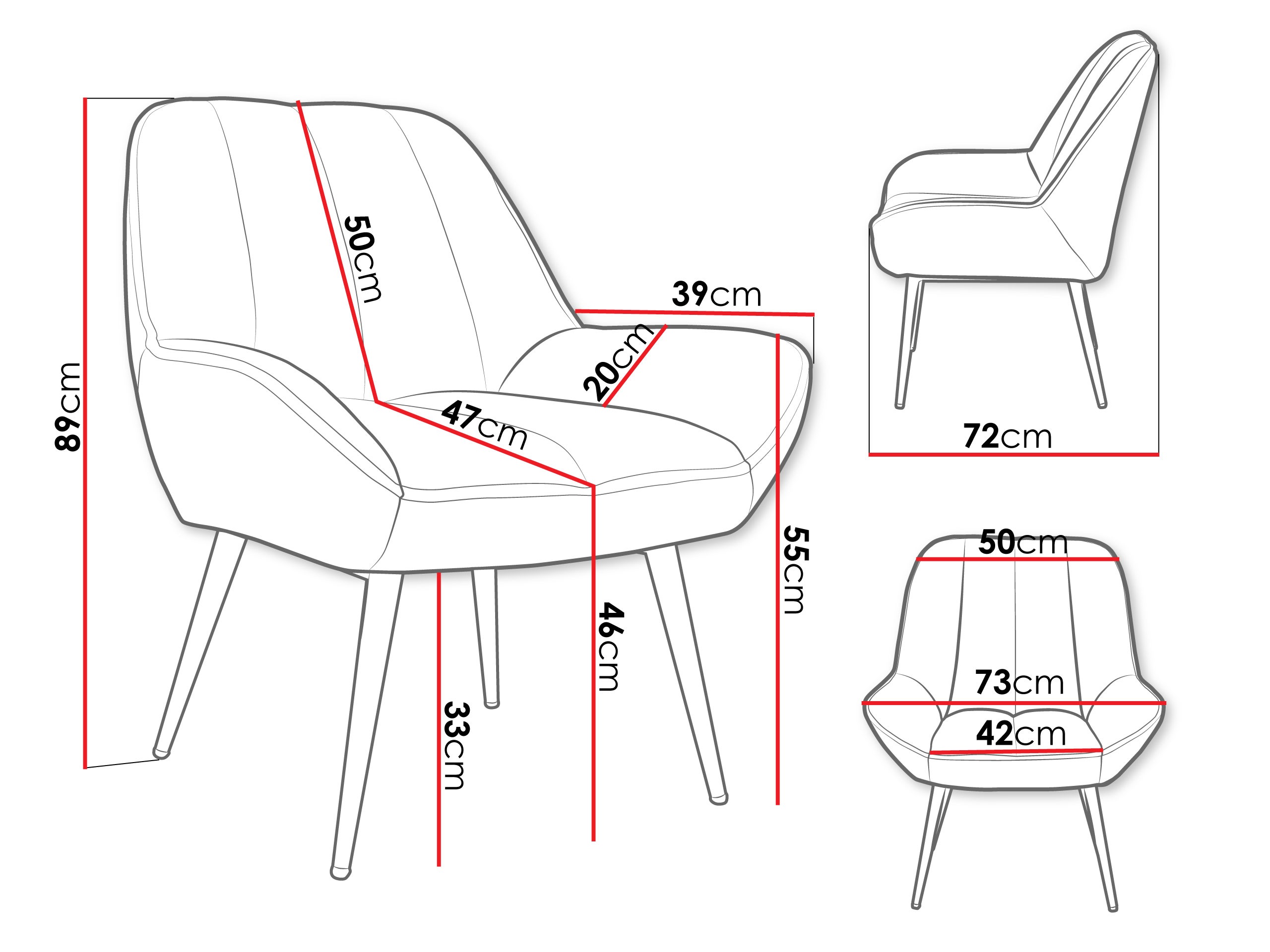 Armchair Comfivo Origo (Aragon 03)