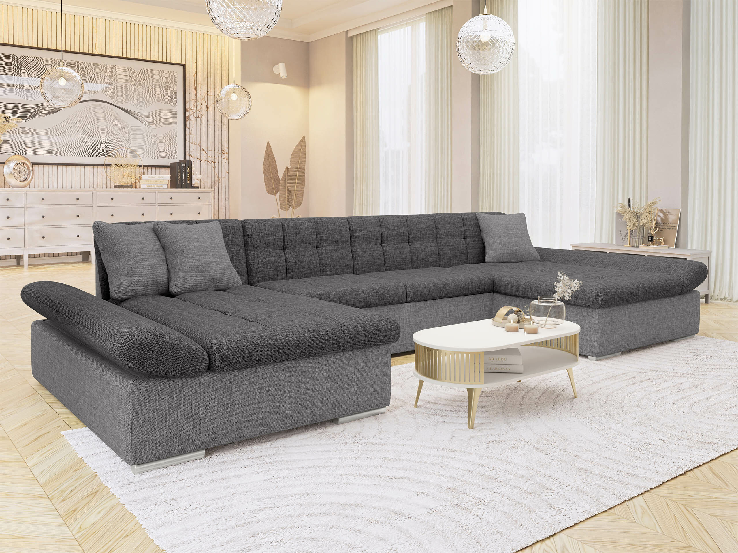 Corner sofa Comfivo Ficus I (Lux 05 + Lux 06)