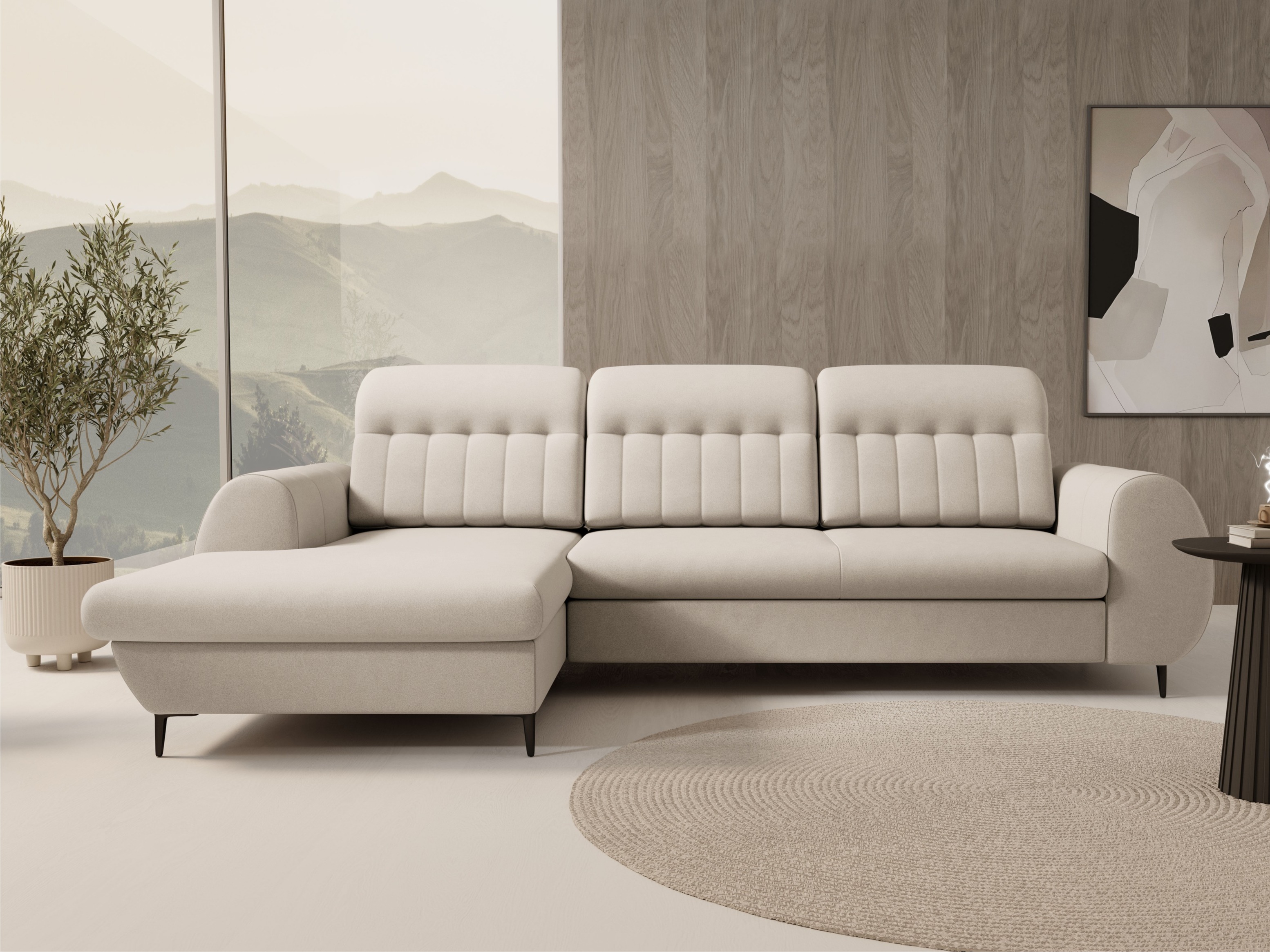 Corner sofa Kingston 195 (Castel 04)