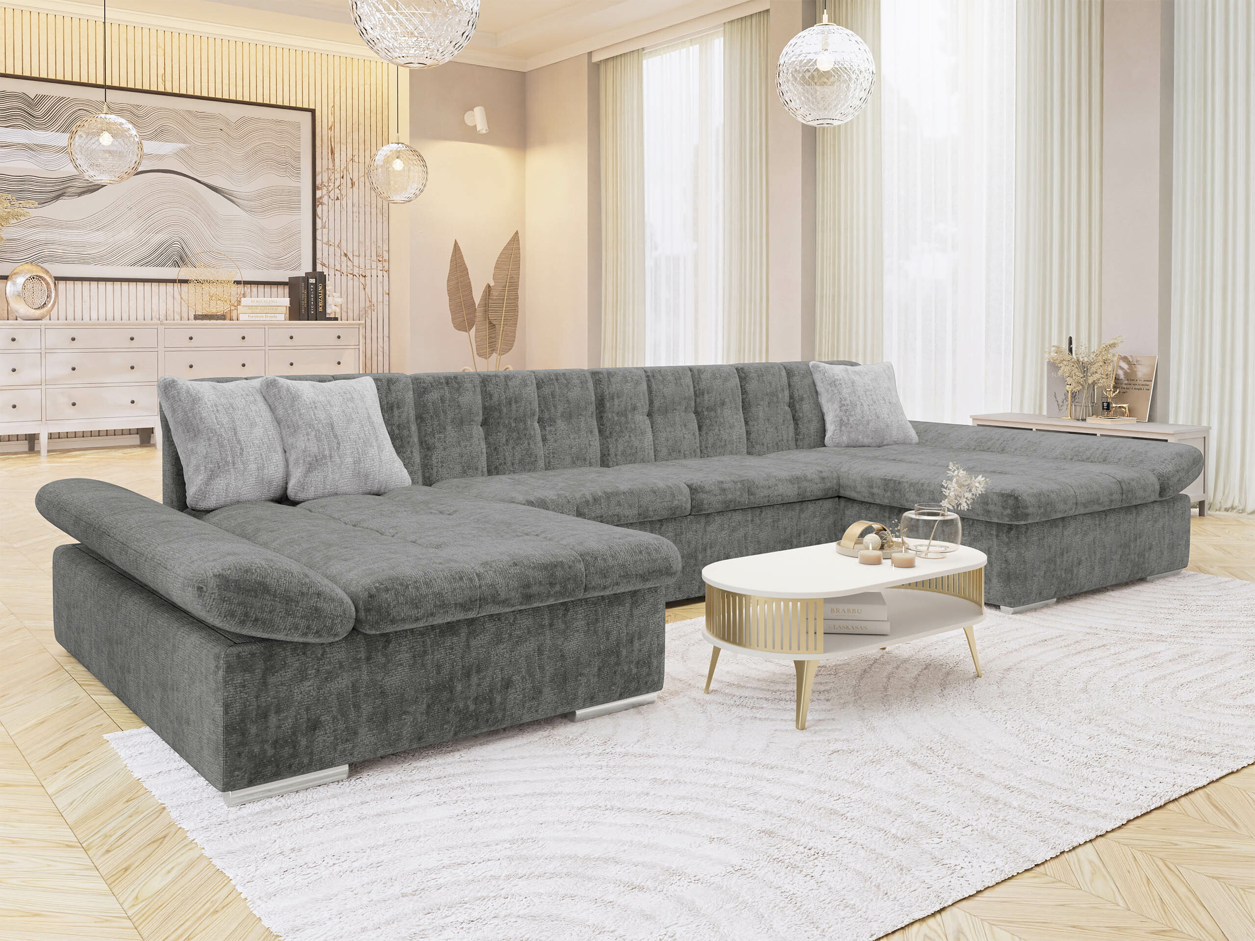 Corner sofa Comfivo Ficus II (Miu 2058 + Miu 2059)