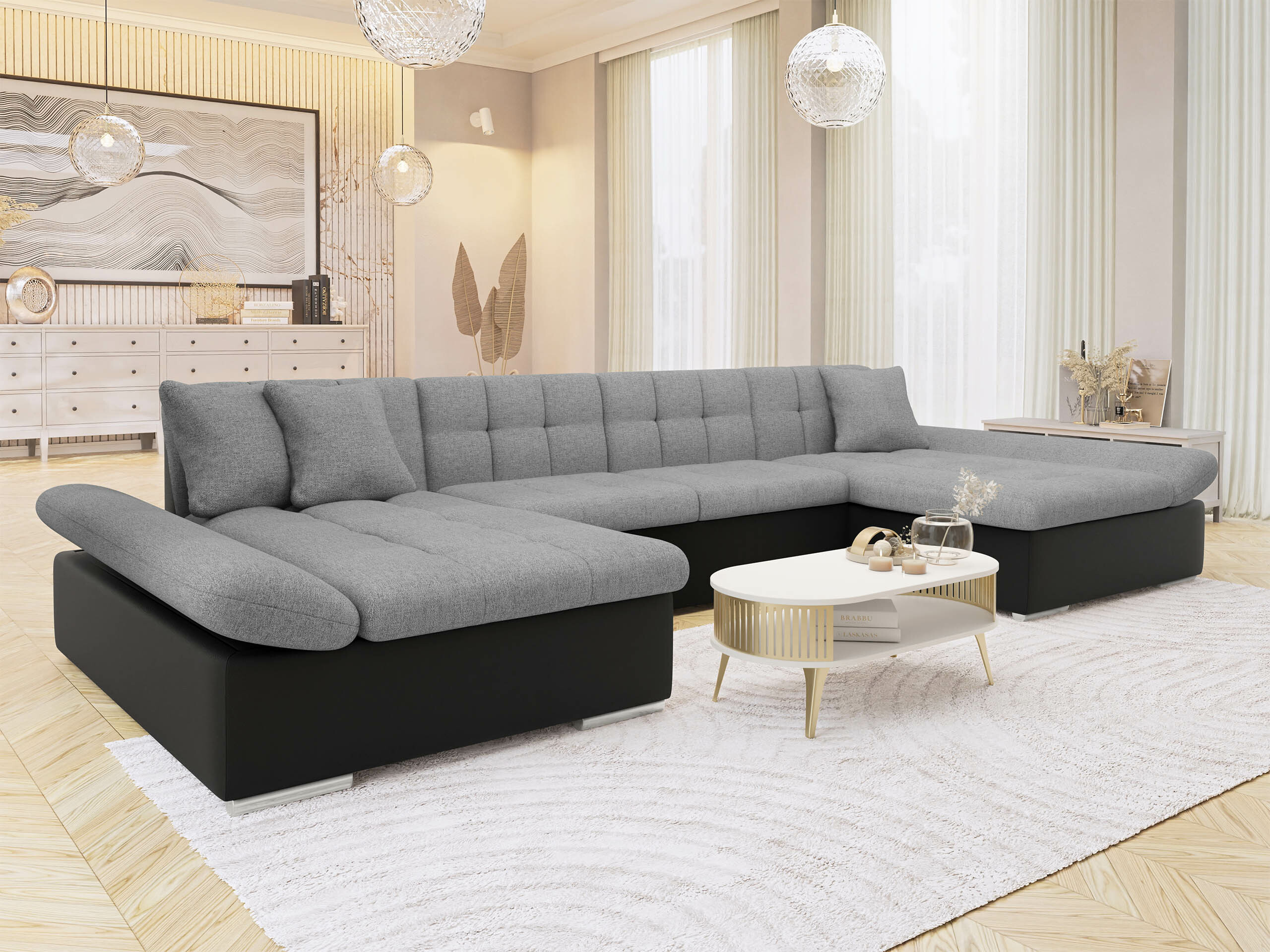 Corner sofa Comfivo Ficus (Soft 011 + Soul 17)