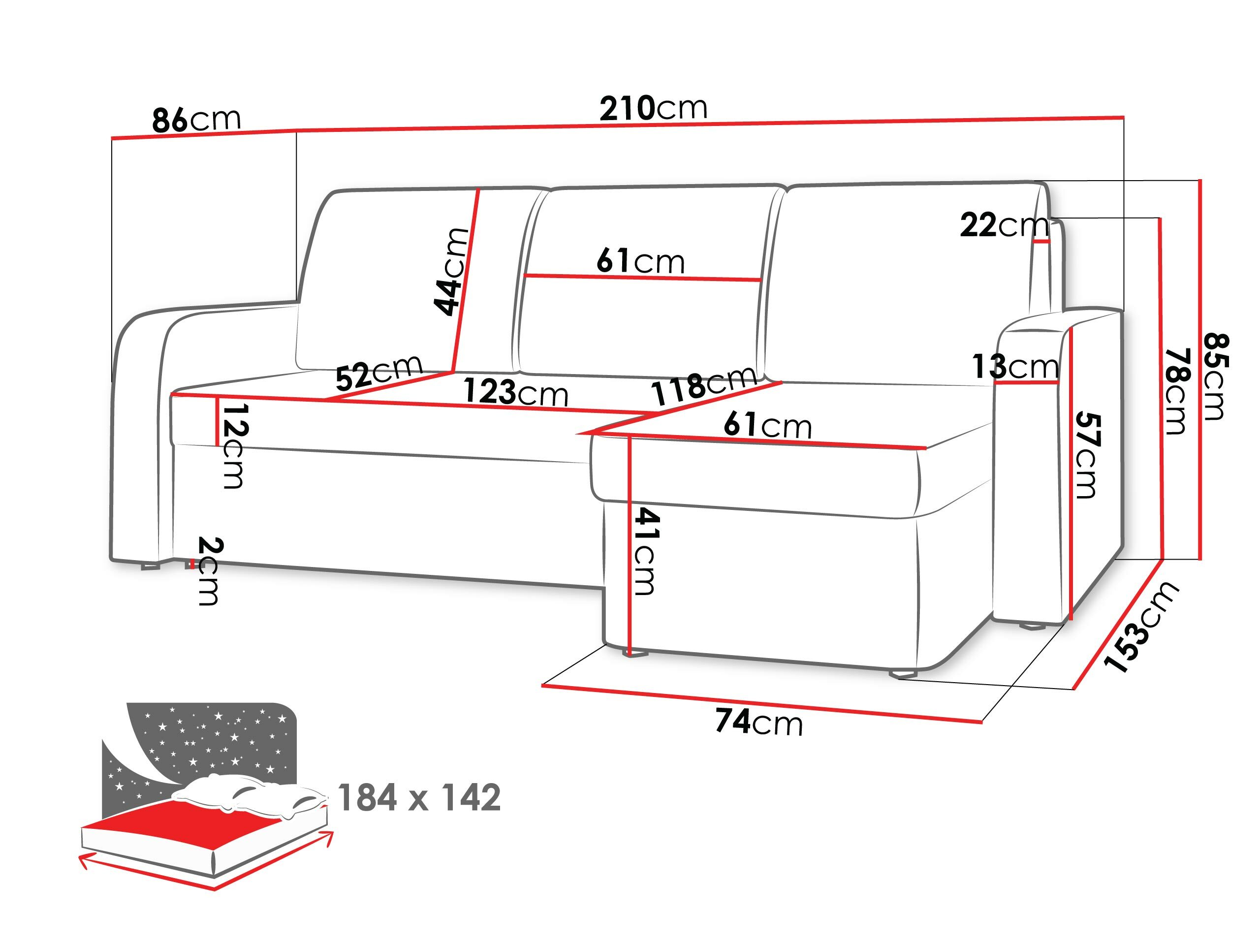 Corner sofa Ingenos (Lux 05)