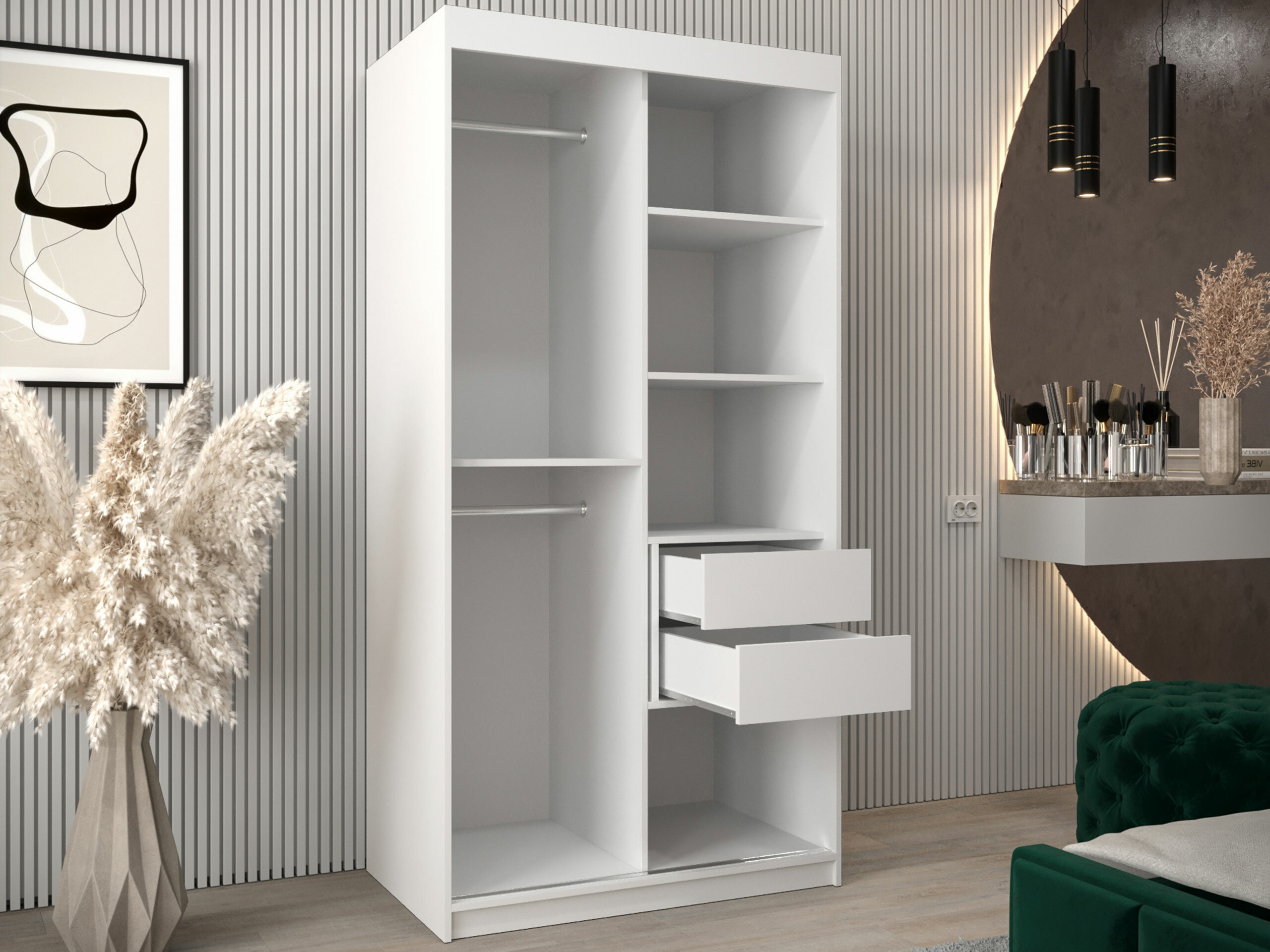 Wardrobe Hartford 575 (White)