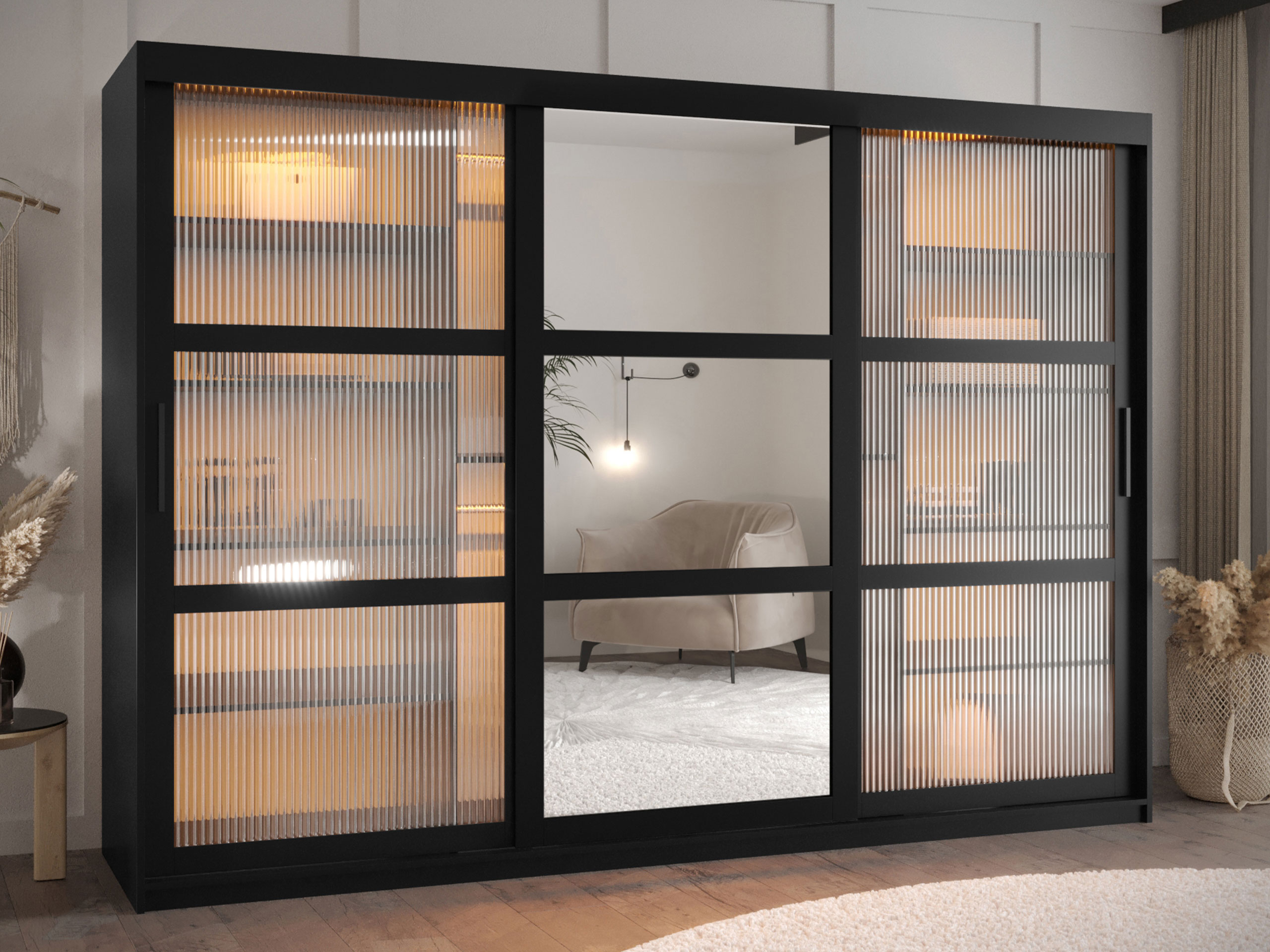 Wardrobe Hartford 576 (Black)