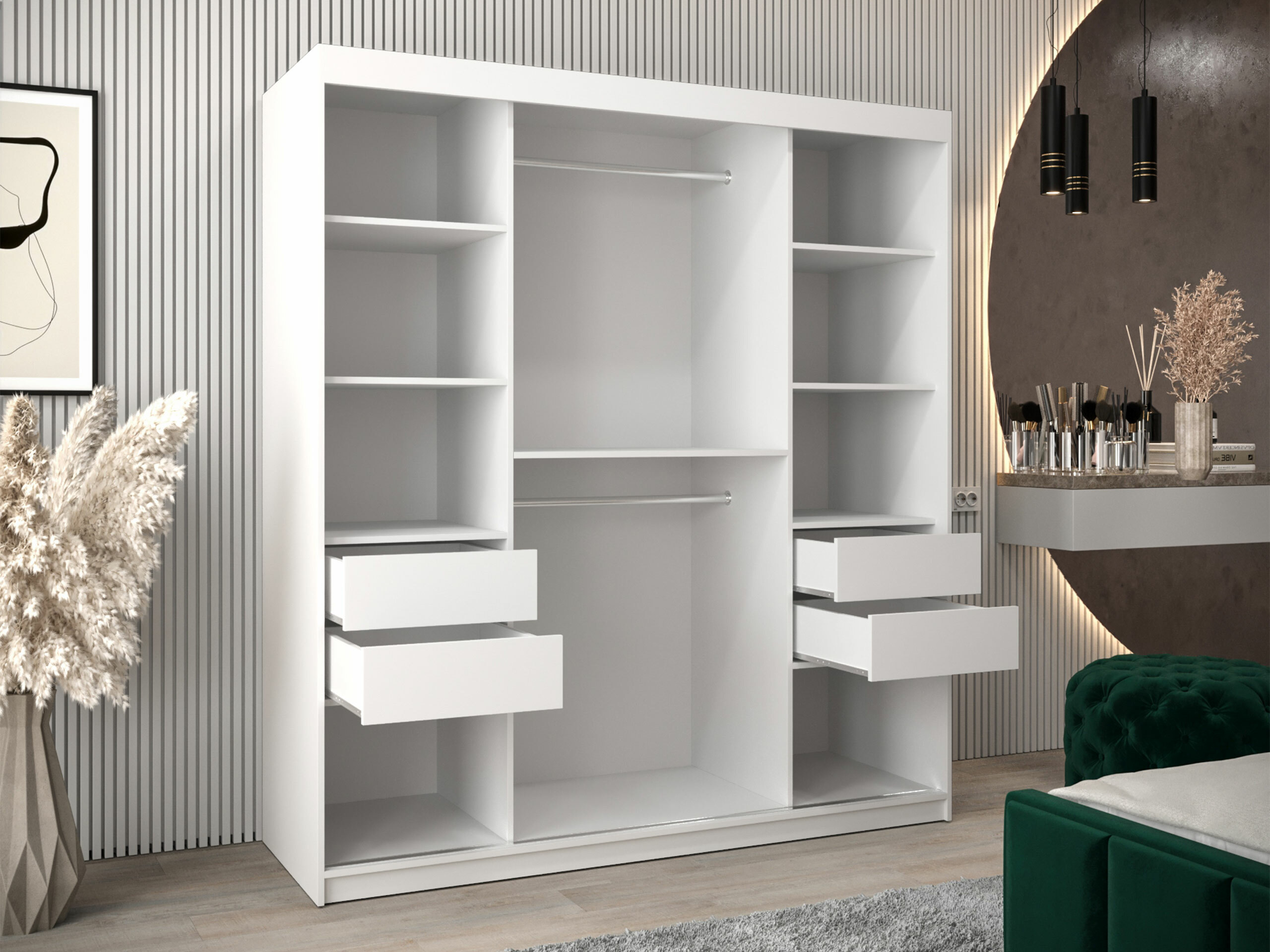 Wardrobe Hartford 576 (White)