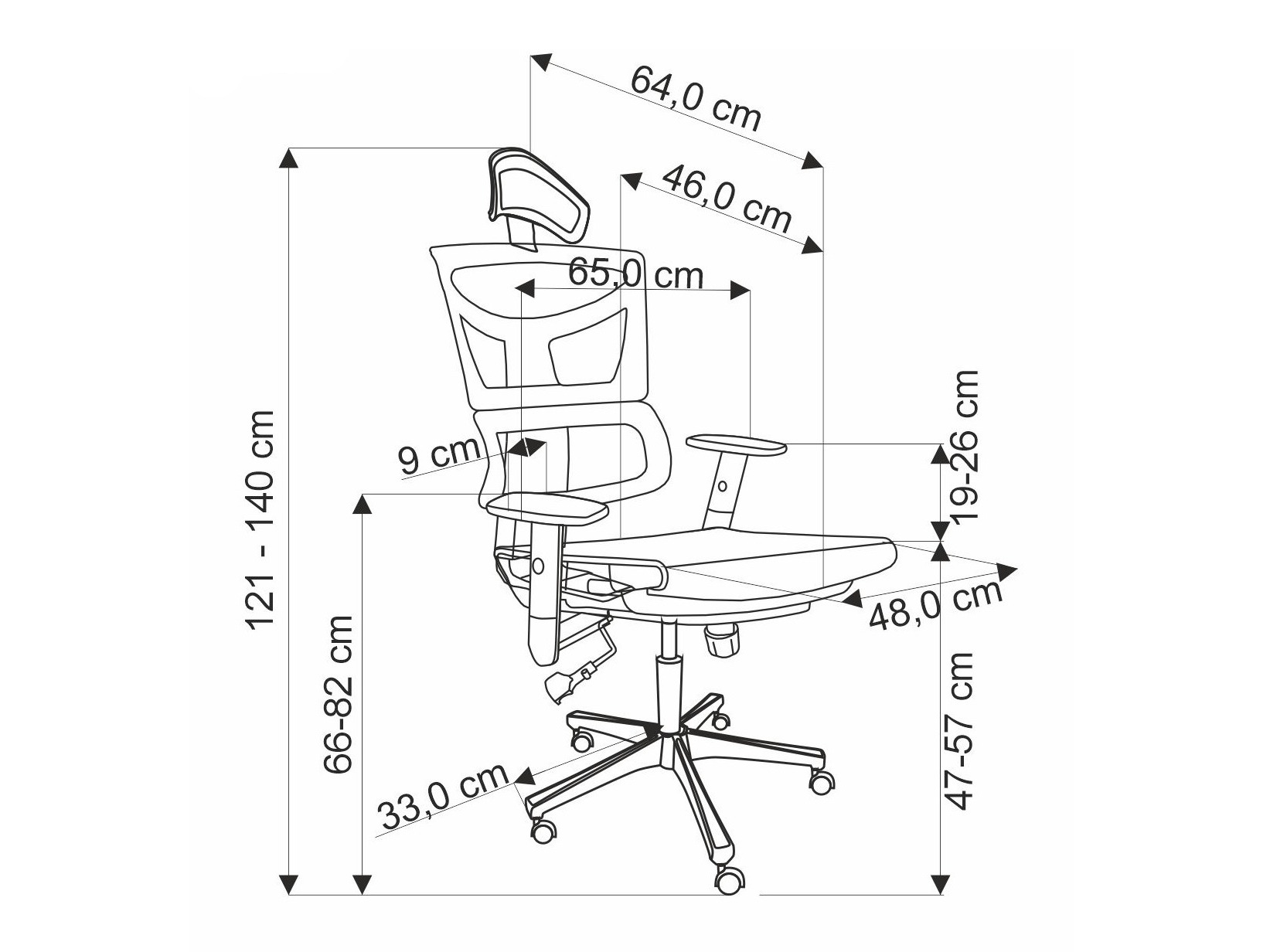 Office chair Houston 2057