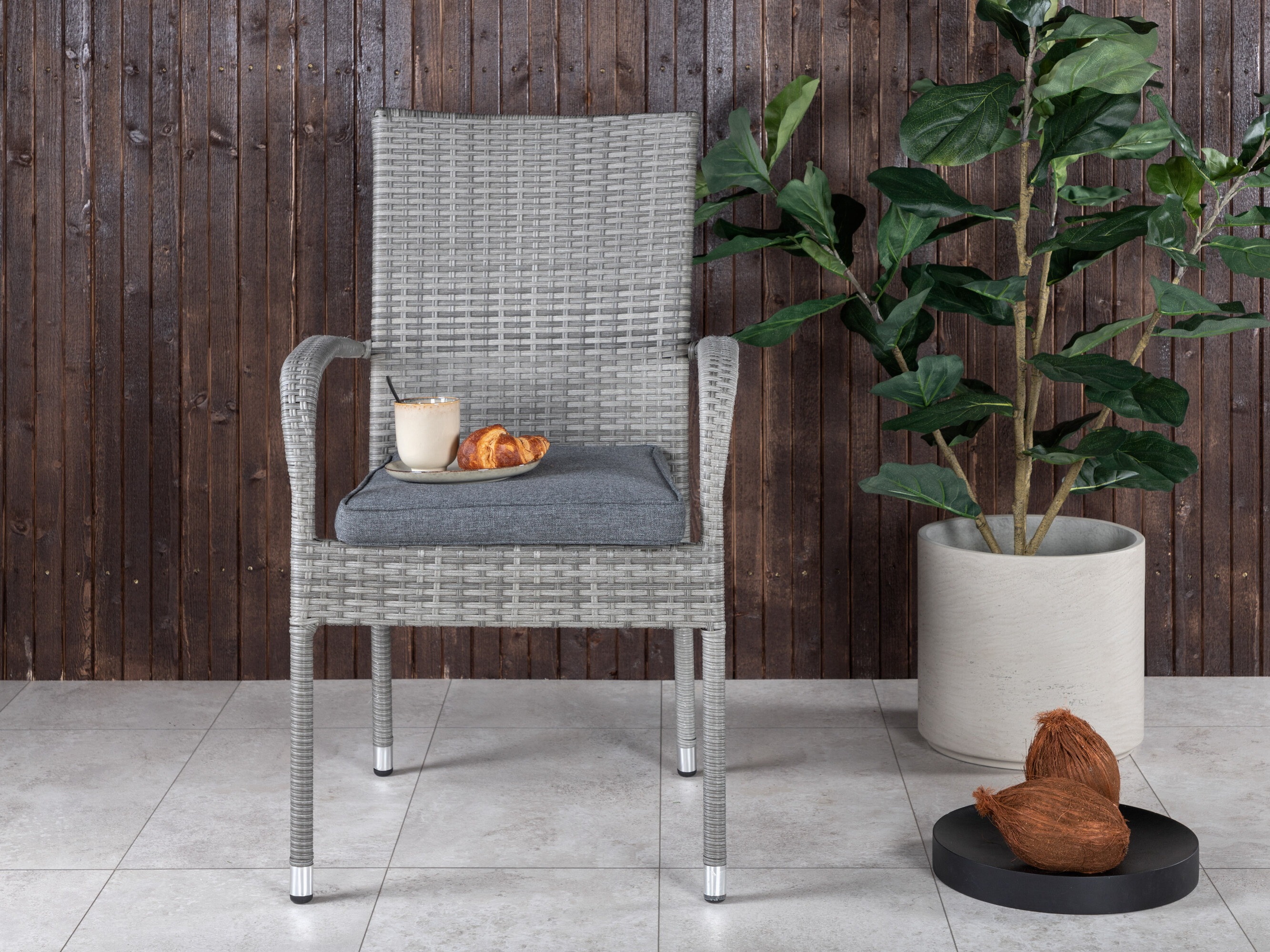 Outdoor chair Dallas 736 (Grey)