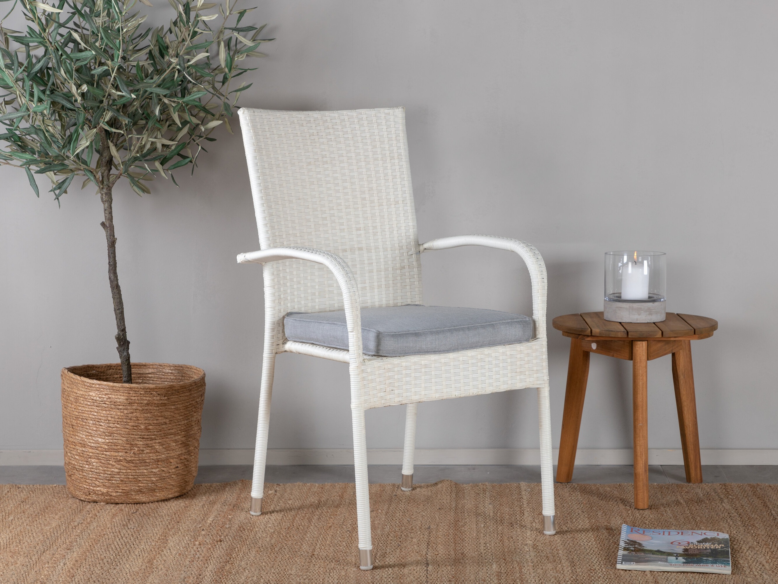 Outdoor chair Dallas 736 (White)