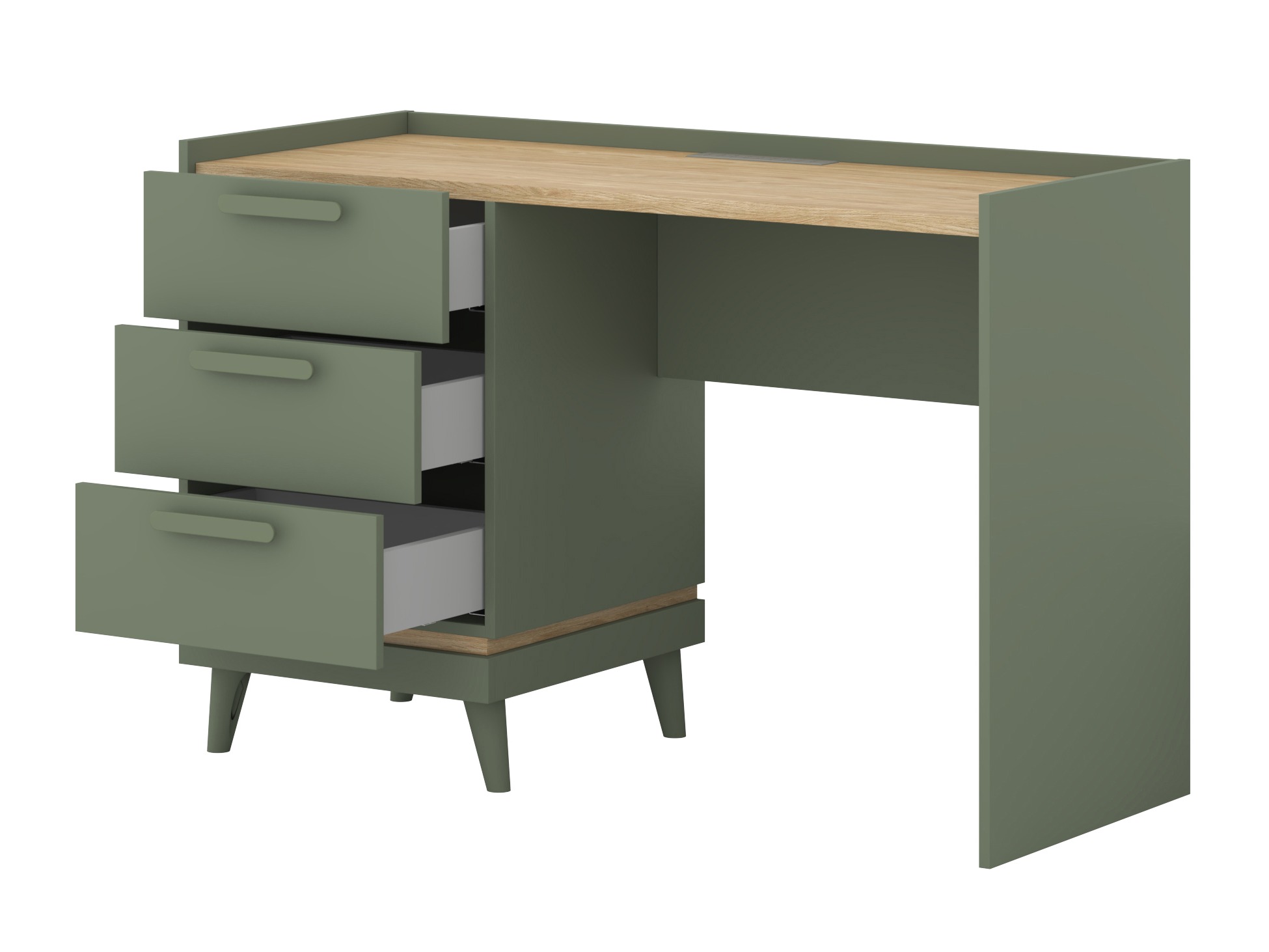 Desk Fertalu 103 (Green + Oak)