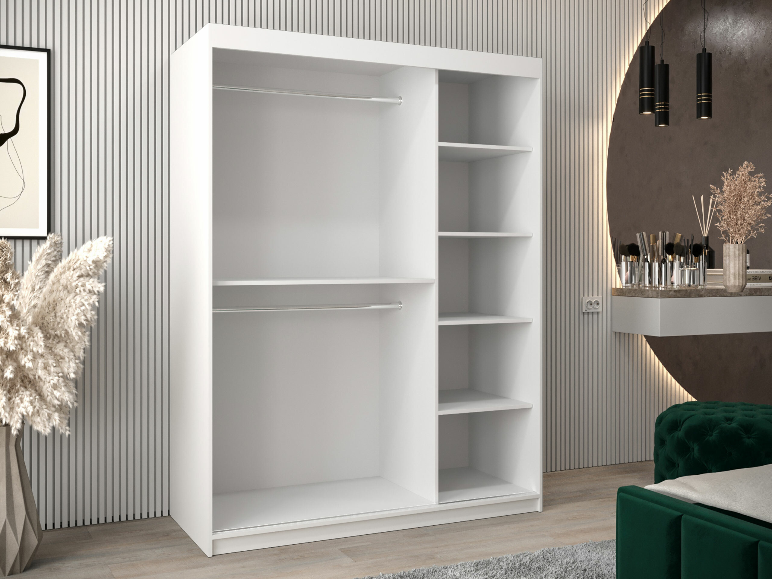 Wardrobe Hartford 575 (Black)