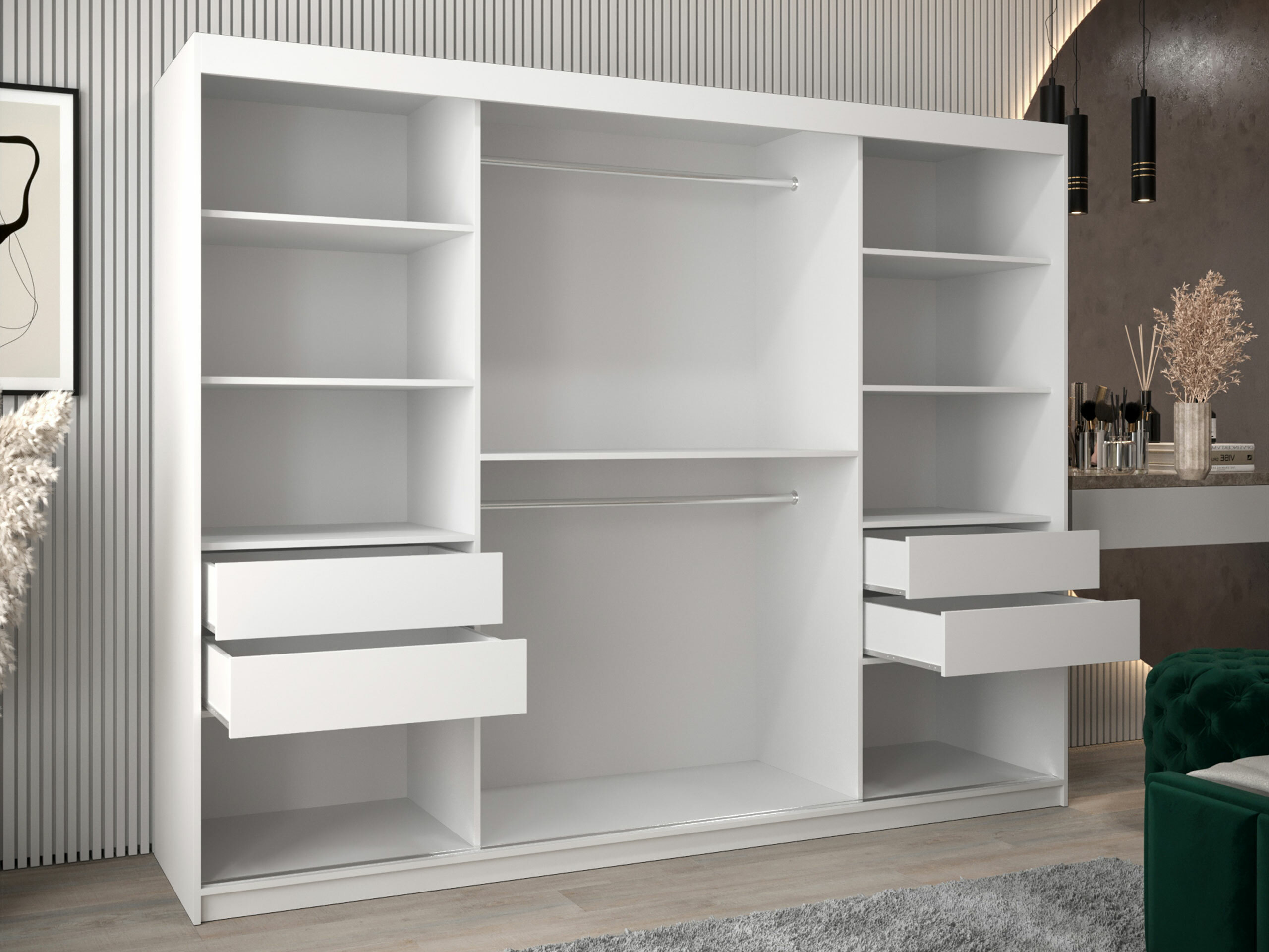 Wardrobe Hartford 575 (White)