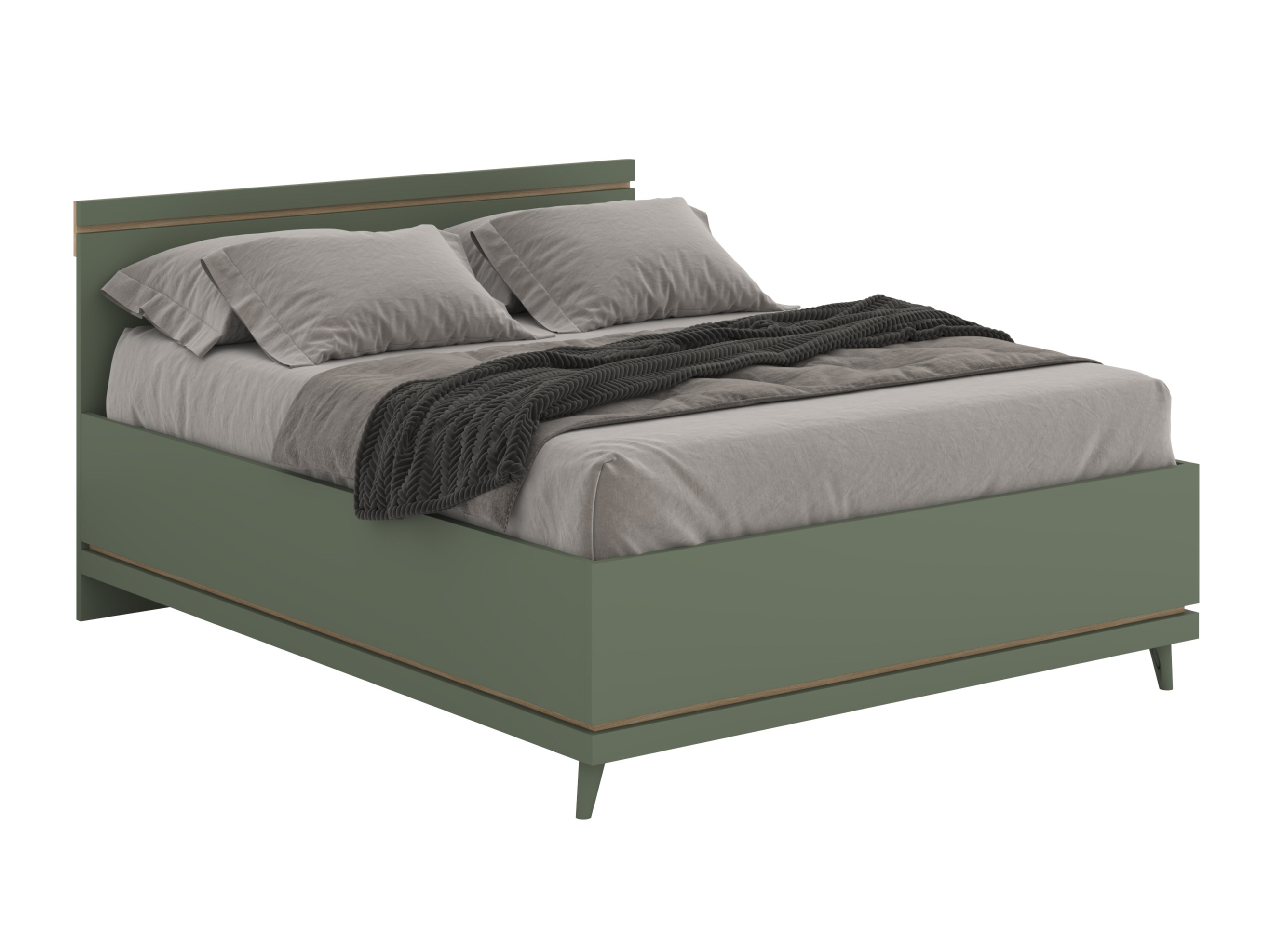 Bed Fertalu 107 (Green + Oak)