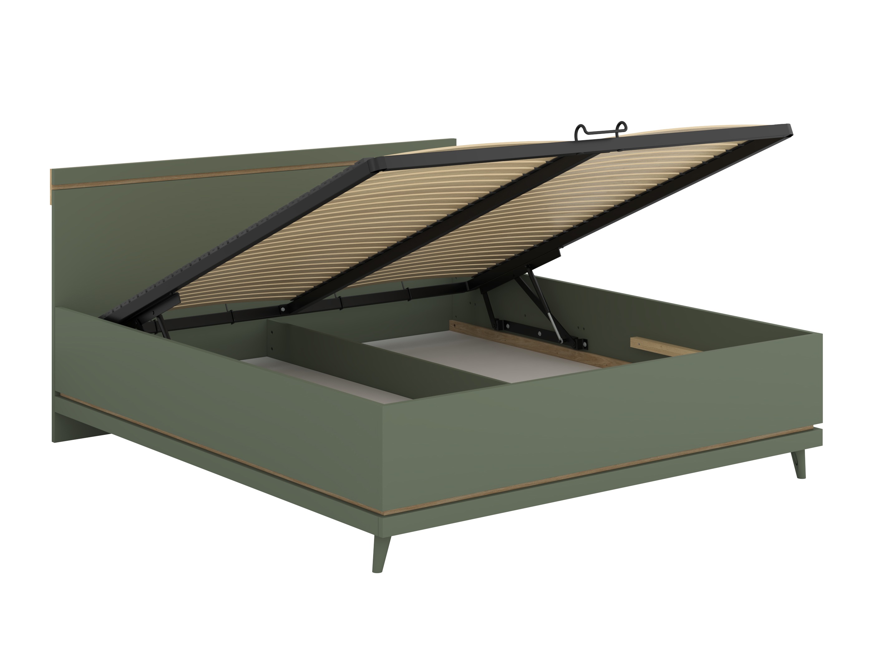 Bed Fertalu 107 (Green + Oak)