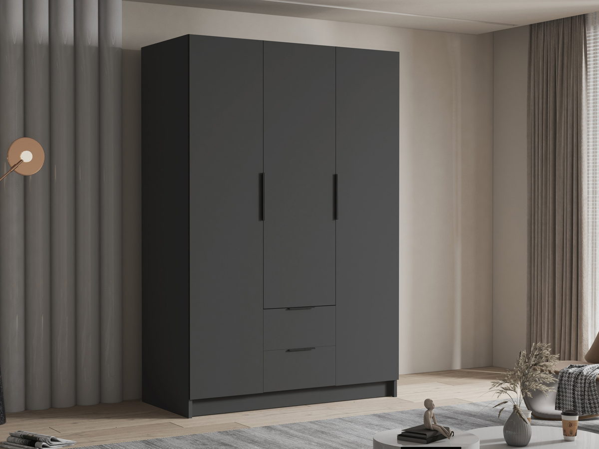 Wardrobe Closico 200 (Black)