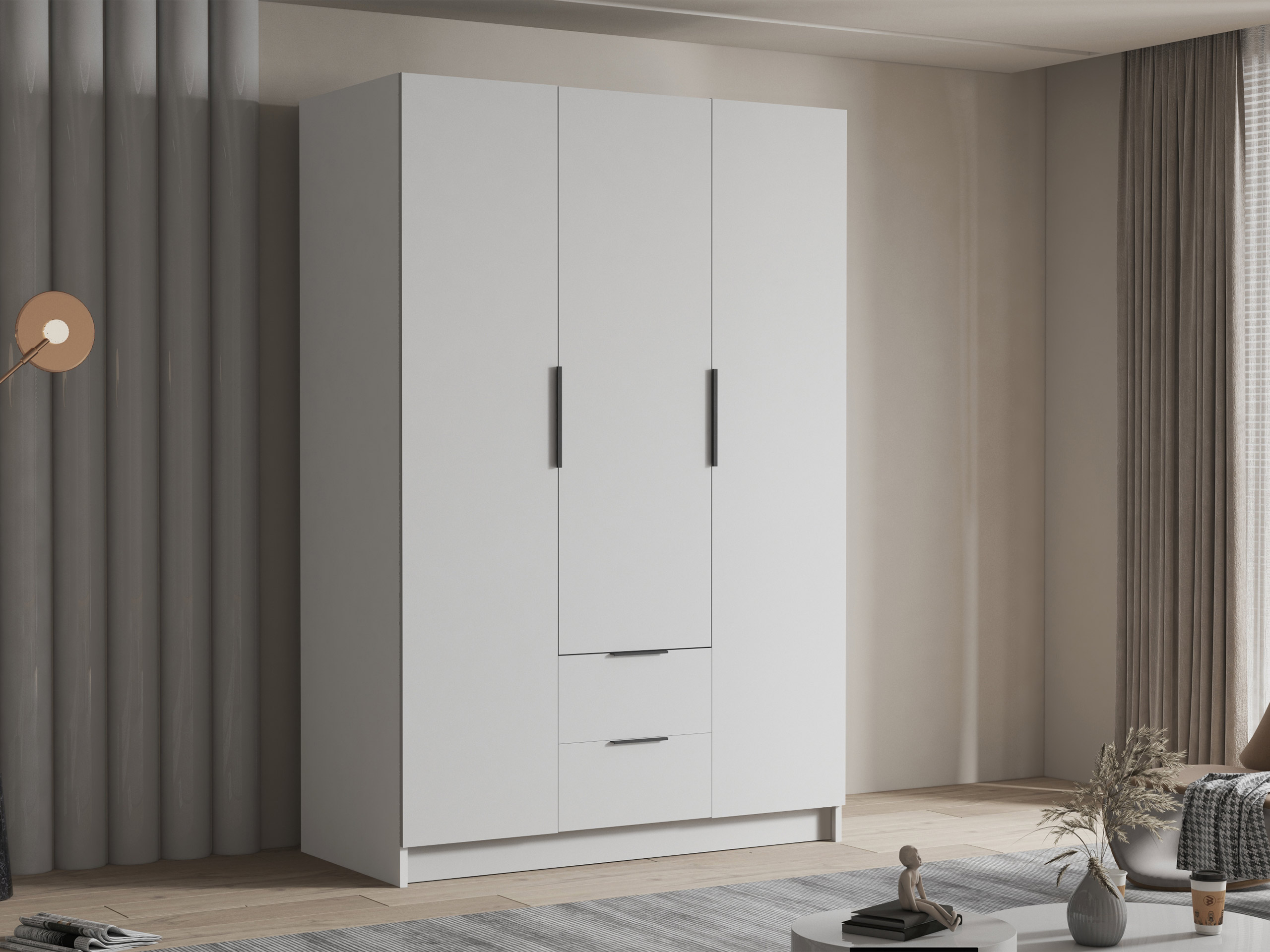 Wardrobe Closico 200 (White)