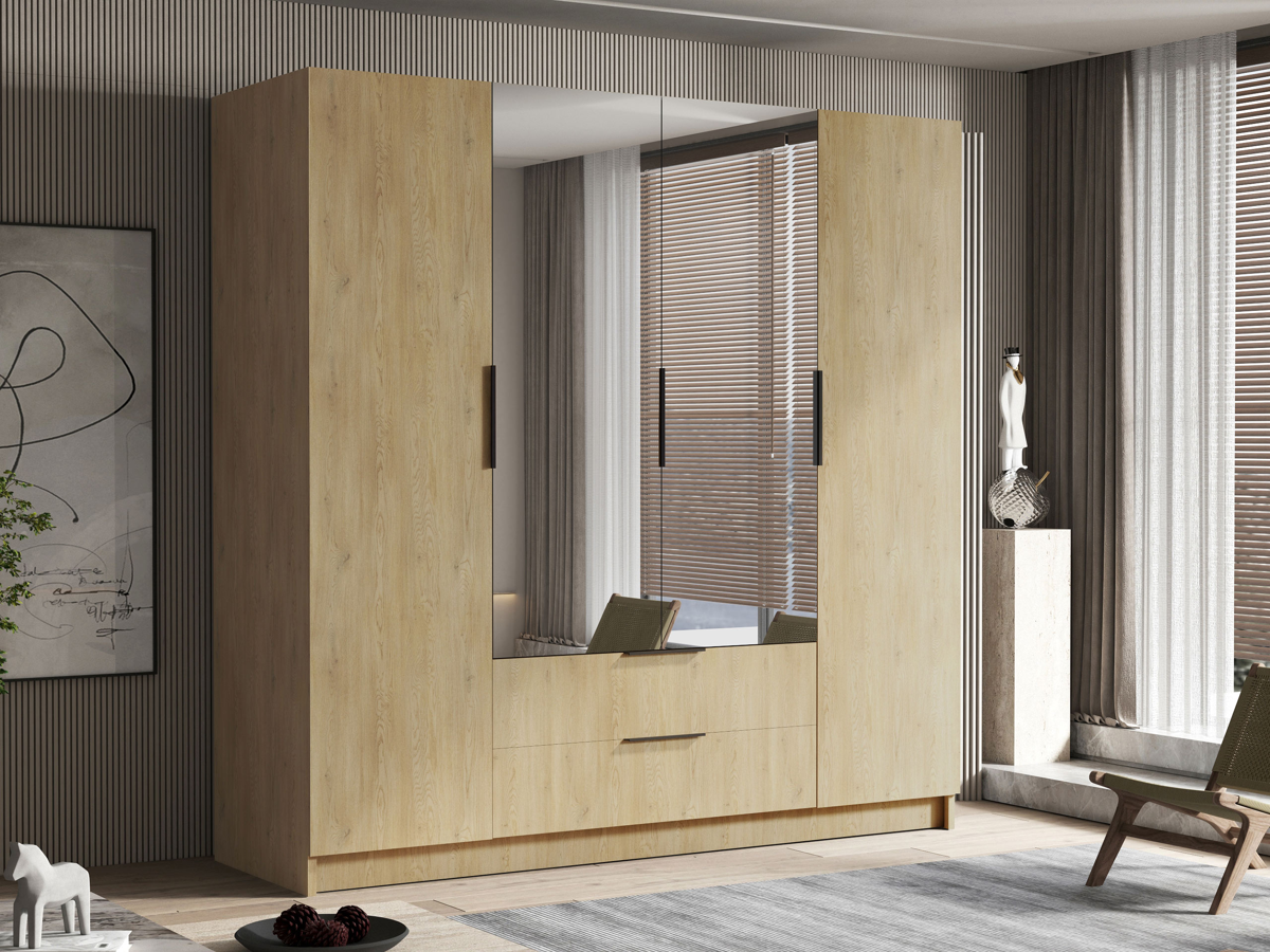Wardrobe Closico 201 (Oak)