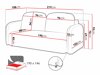 Sofa bed ComfiDream 198 (Cremona 81)