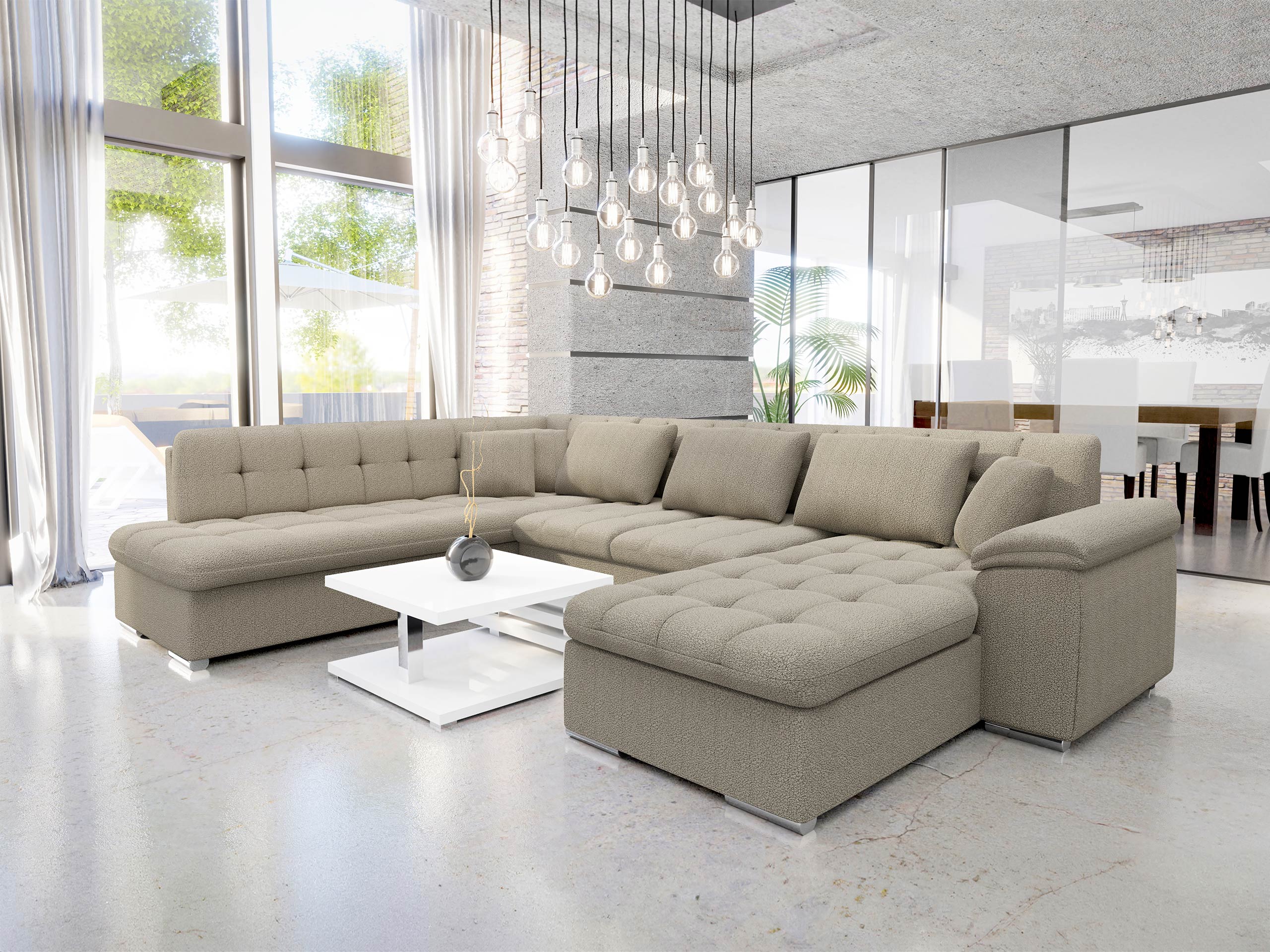 Corner sofa Comfivo Gemma V (Manza 22)