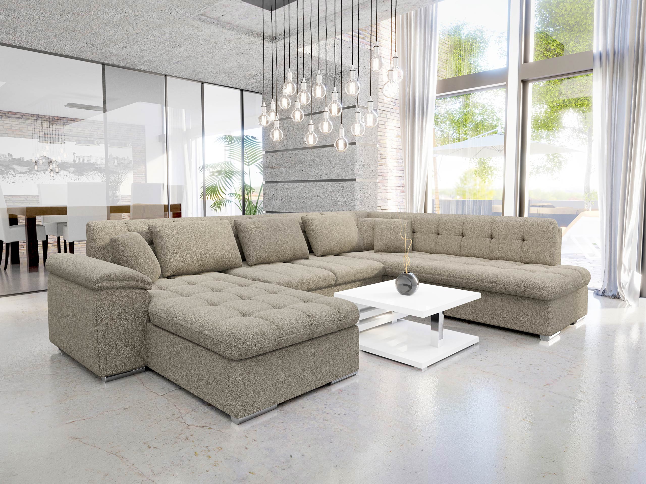 Corner sofa Comfivo Gemma V (Manza 22)