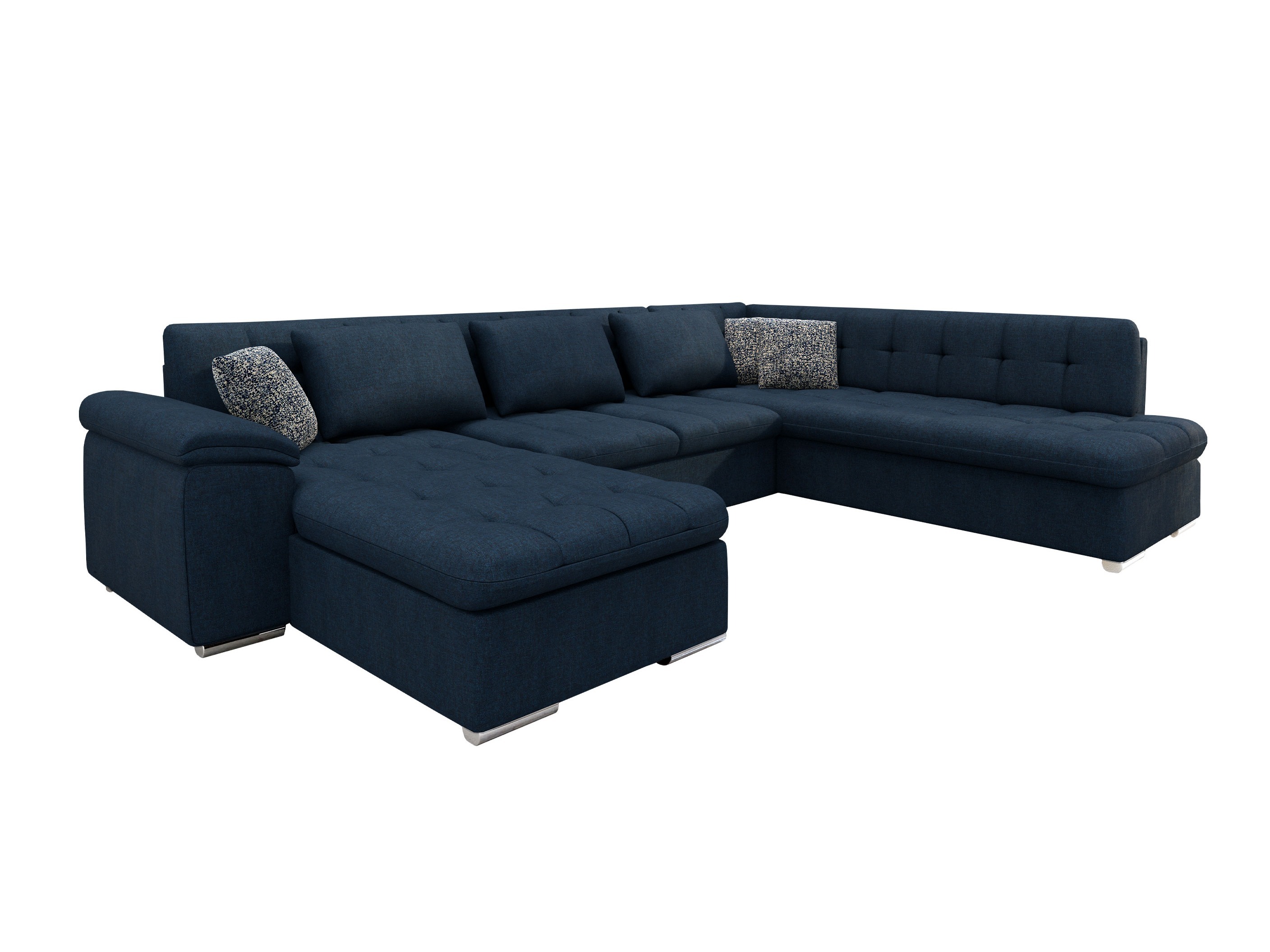 Corner sofa Comfivo Gemma V (Maya 09 + Corbett 78)