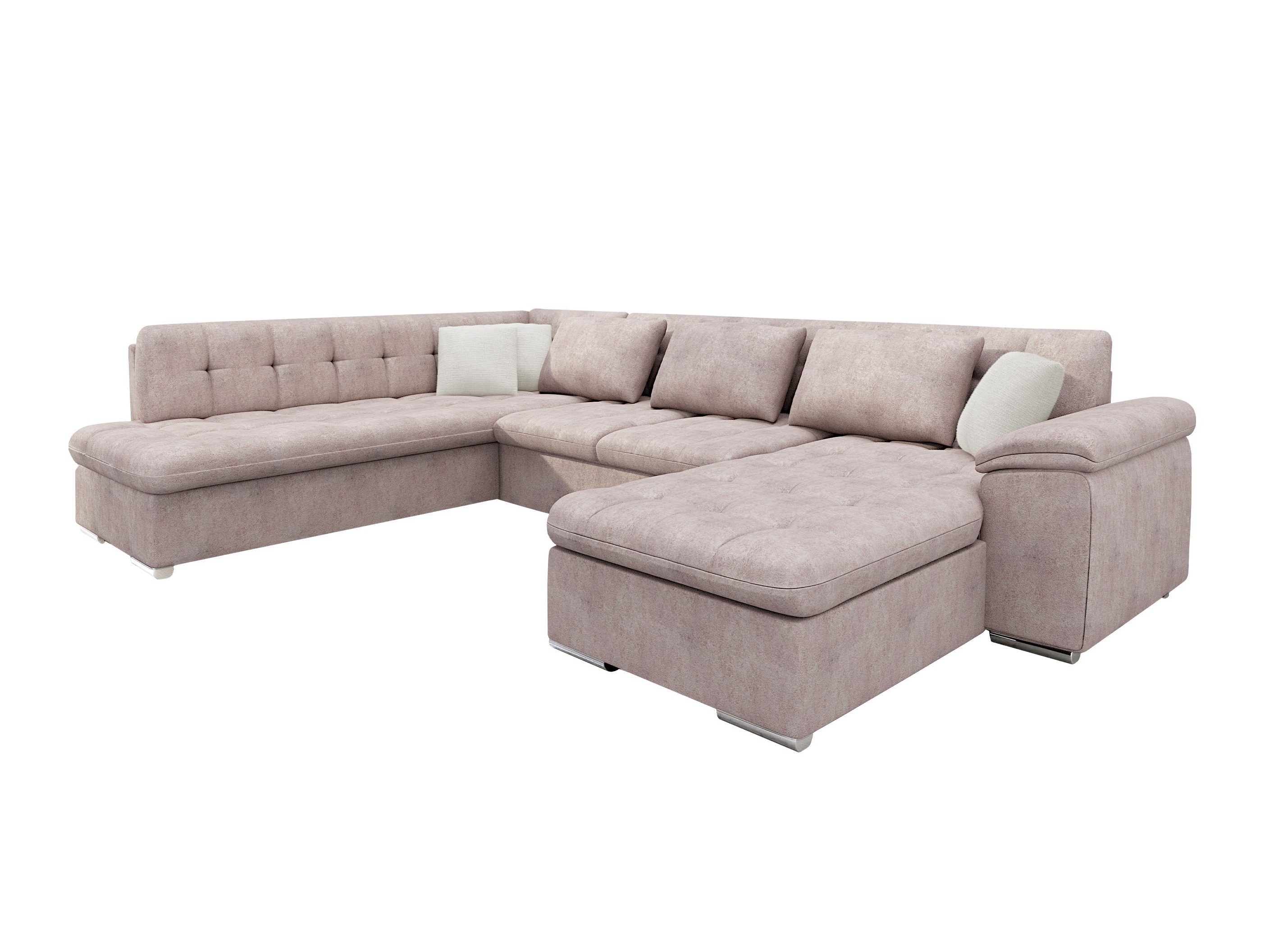 Corner sofa Comfivo Gemma V (Zoya 03 + Mokka 03)
