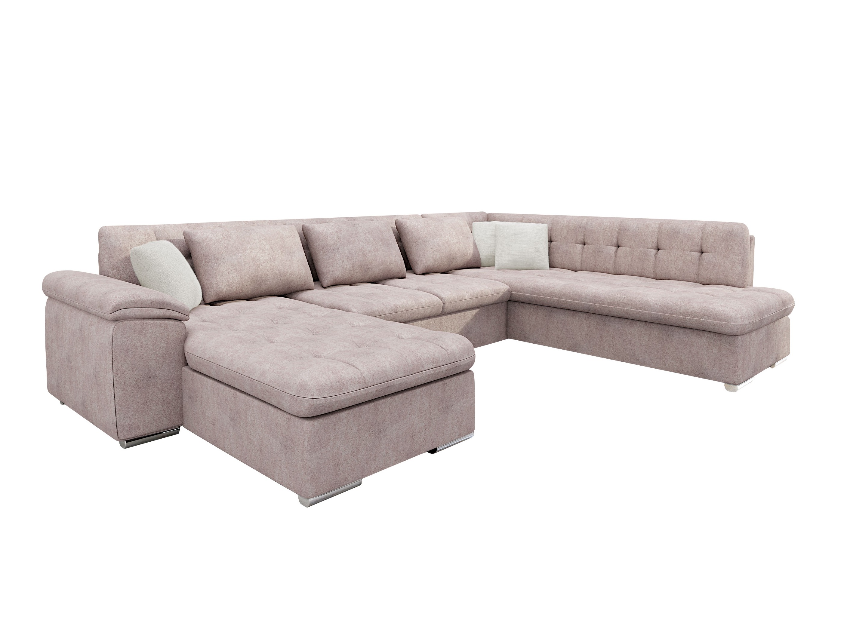 Corner sofa Comfivo Gemma VI (Zoya 03 + Mokka 03)