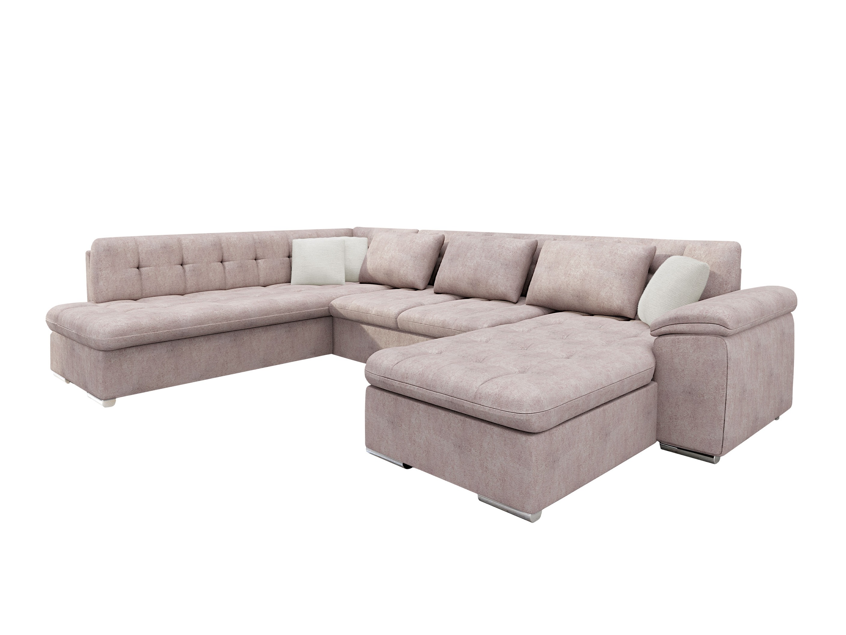 Corner sofa Comfivo Gemma VI (Zoya 03 + Mokka 03)