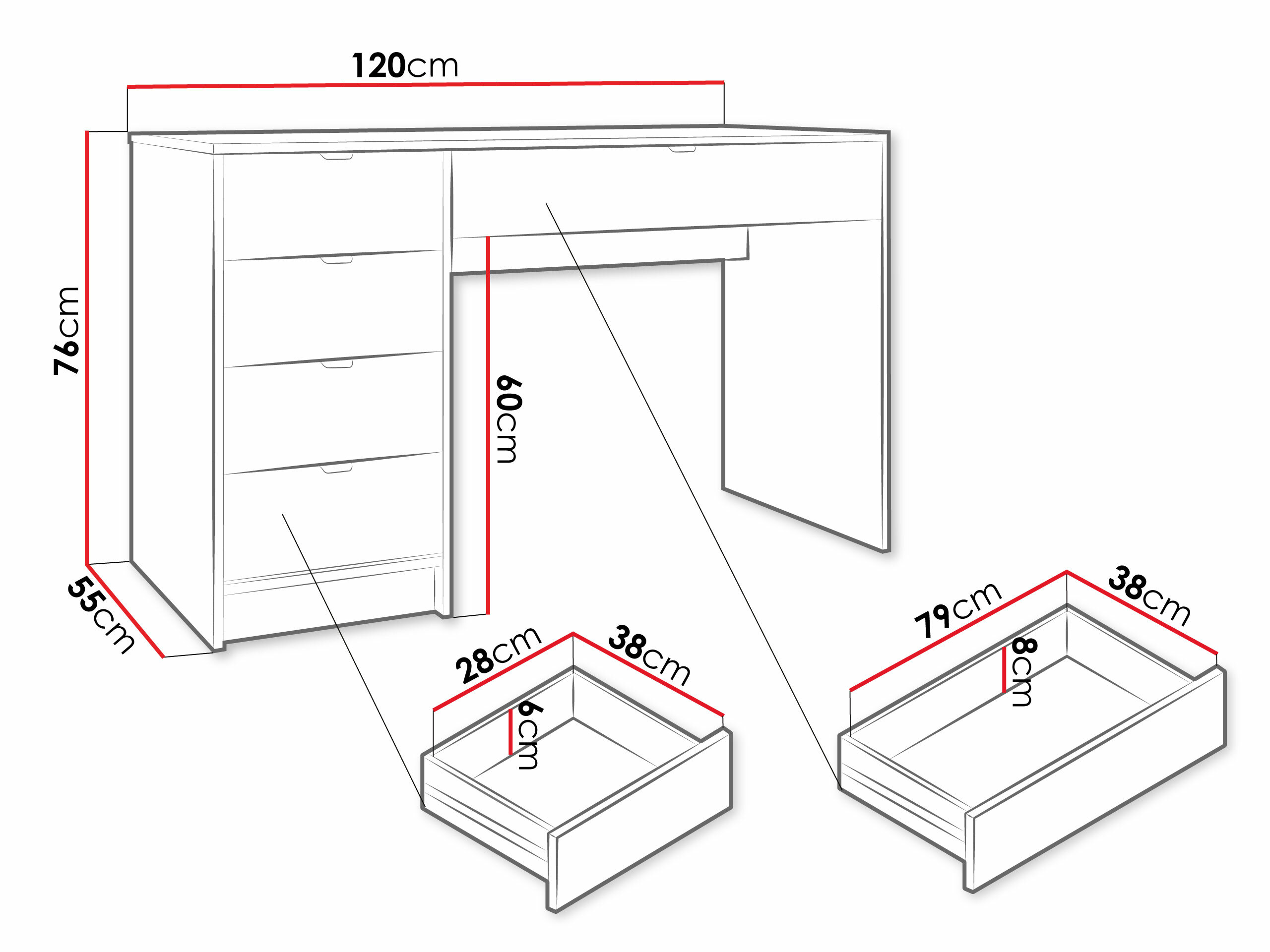 Desk Comfivo Papilio (Beige)