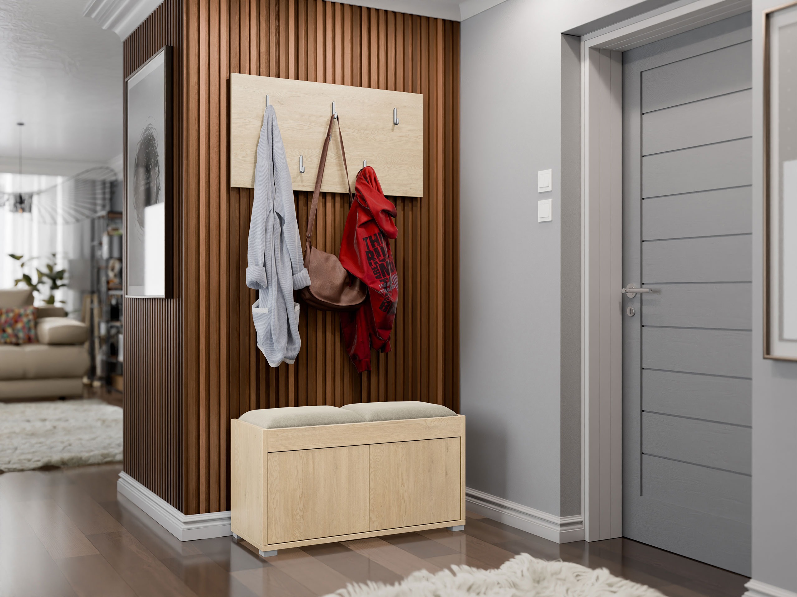 Hallway set Comfivo Tutela (Oak)