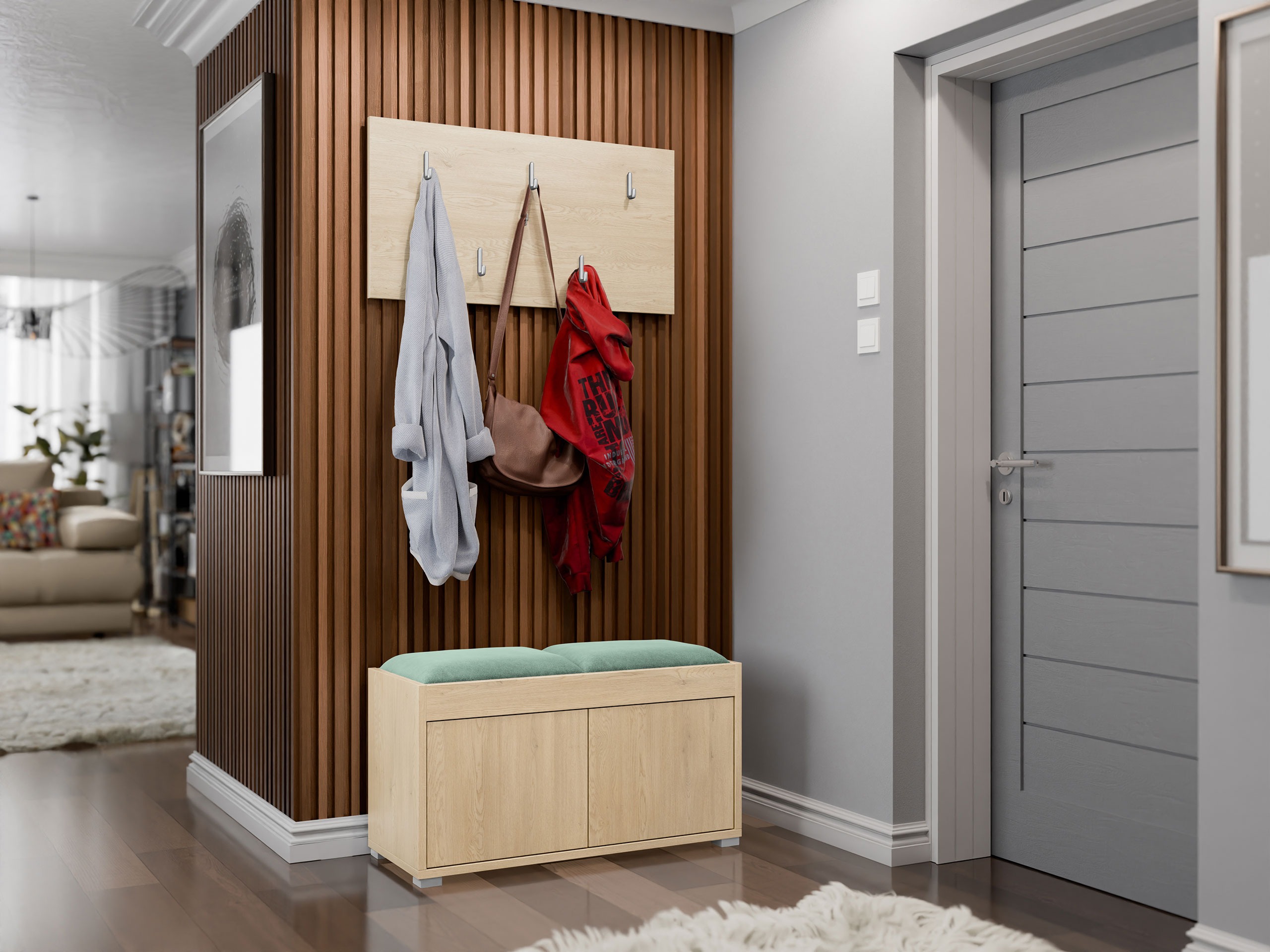 Hallway set Comfivo Tutela (Oak)